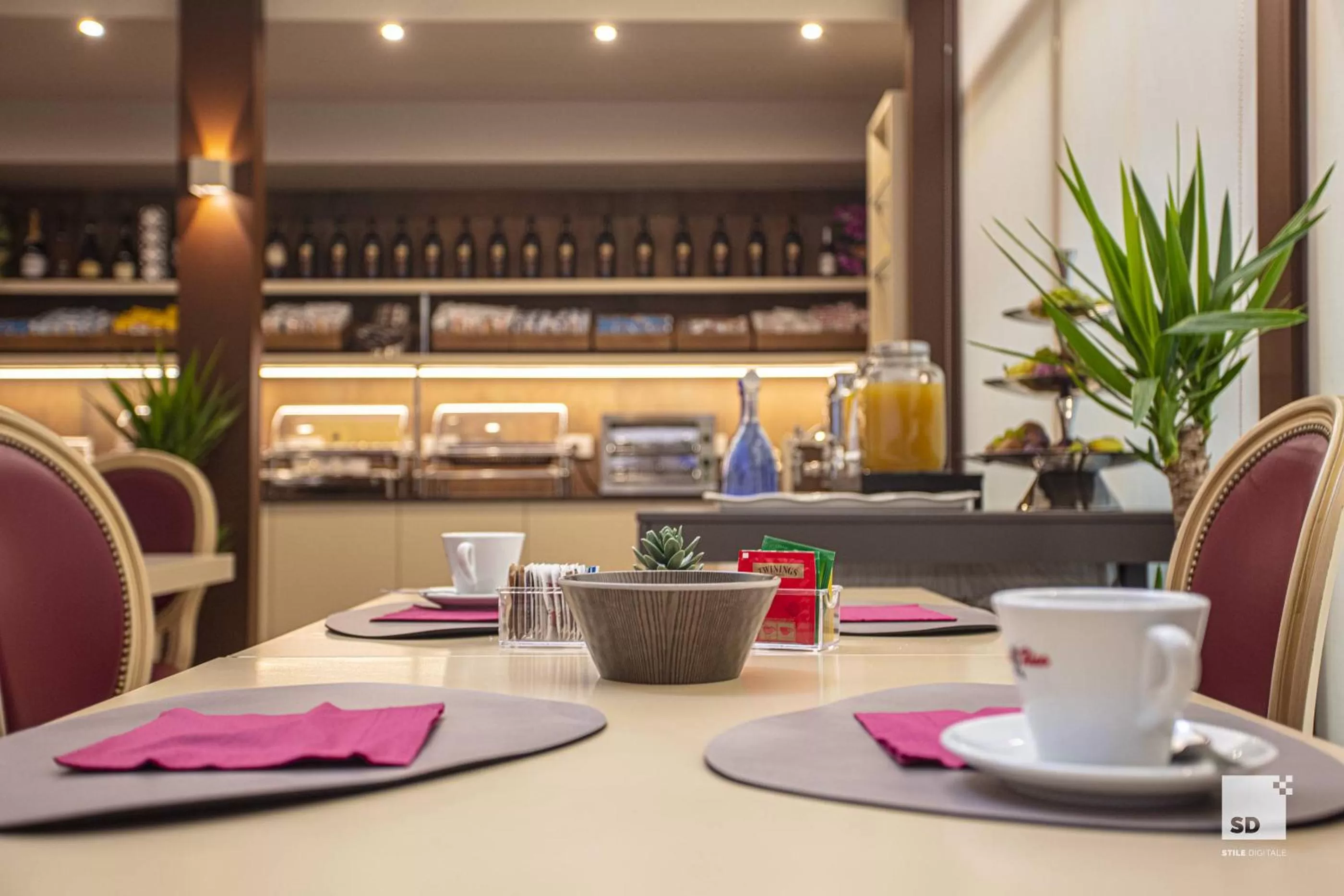 Breakfast in Hotel Cavour