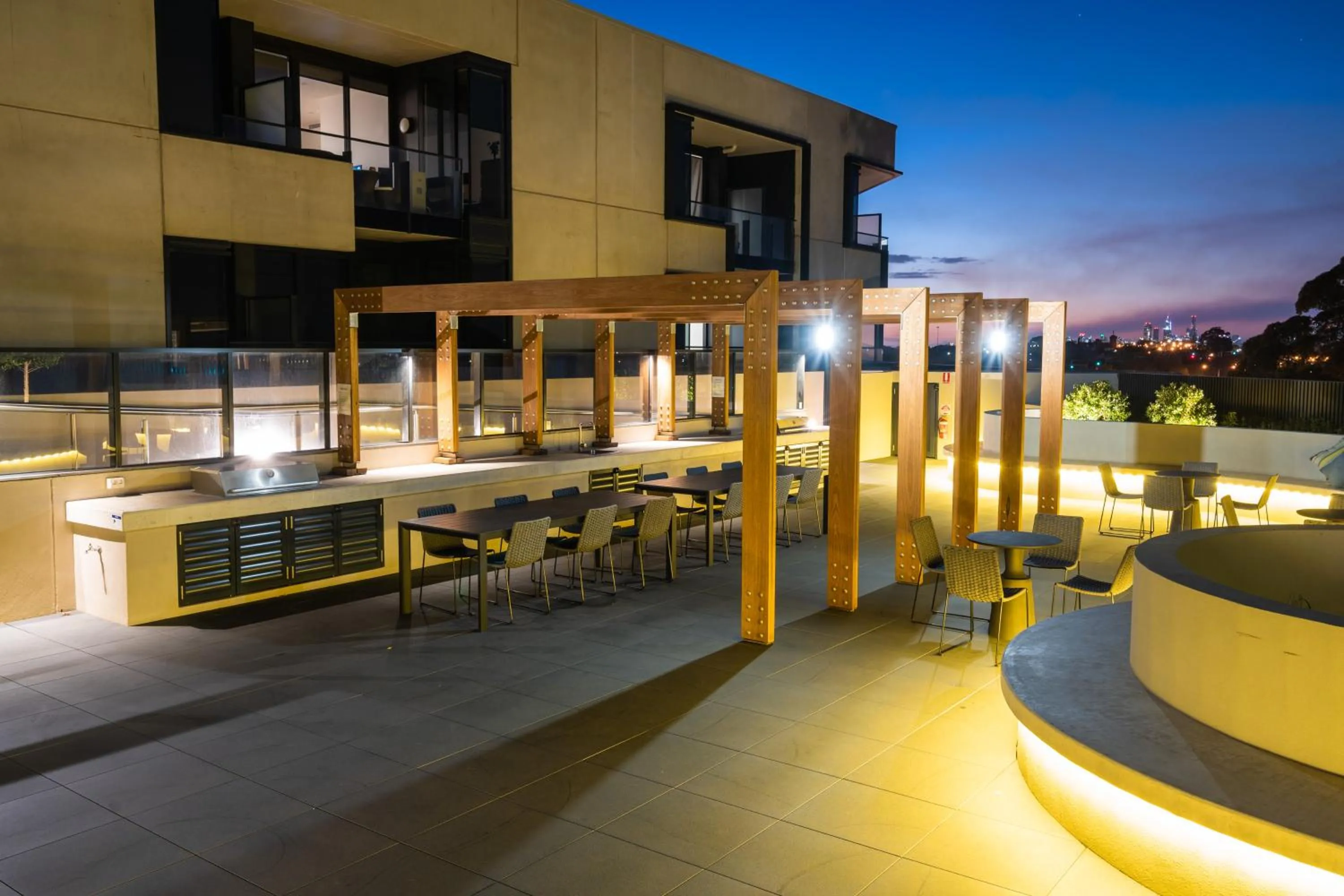 Patio in The Sebel Melbourne Malvern