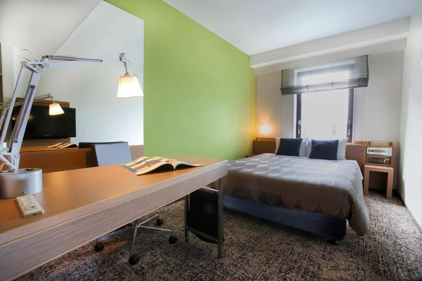 Photo of the whole room, Bed in CYPRESS HOTEL Nagoya-eki Mae