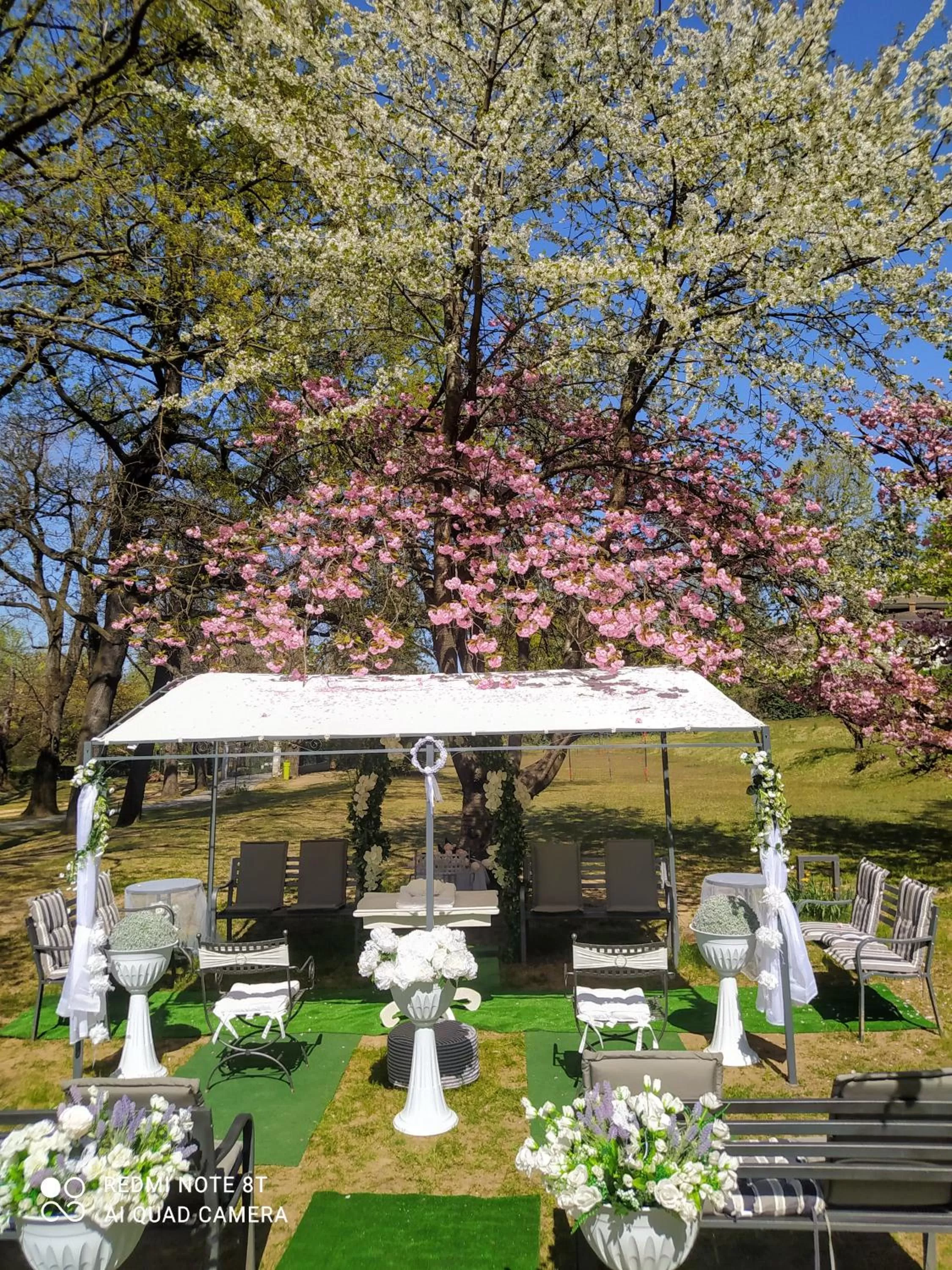Garden view in "La Selvetta" bed and breakfast