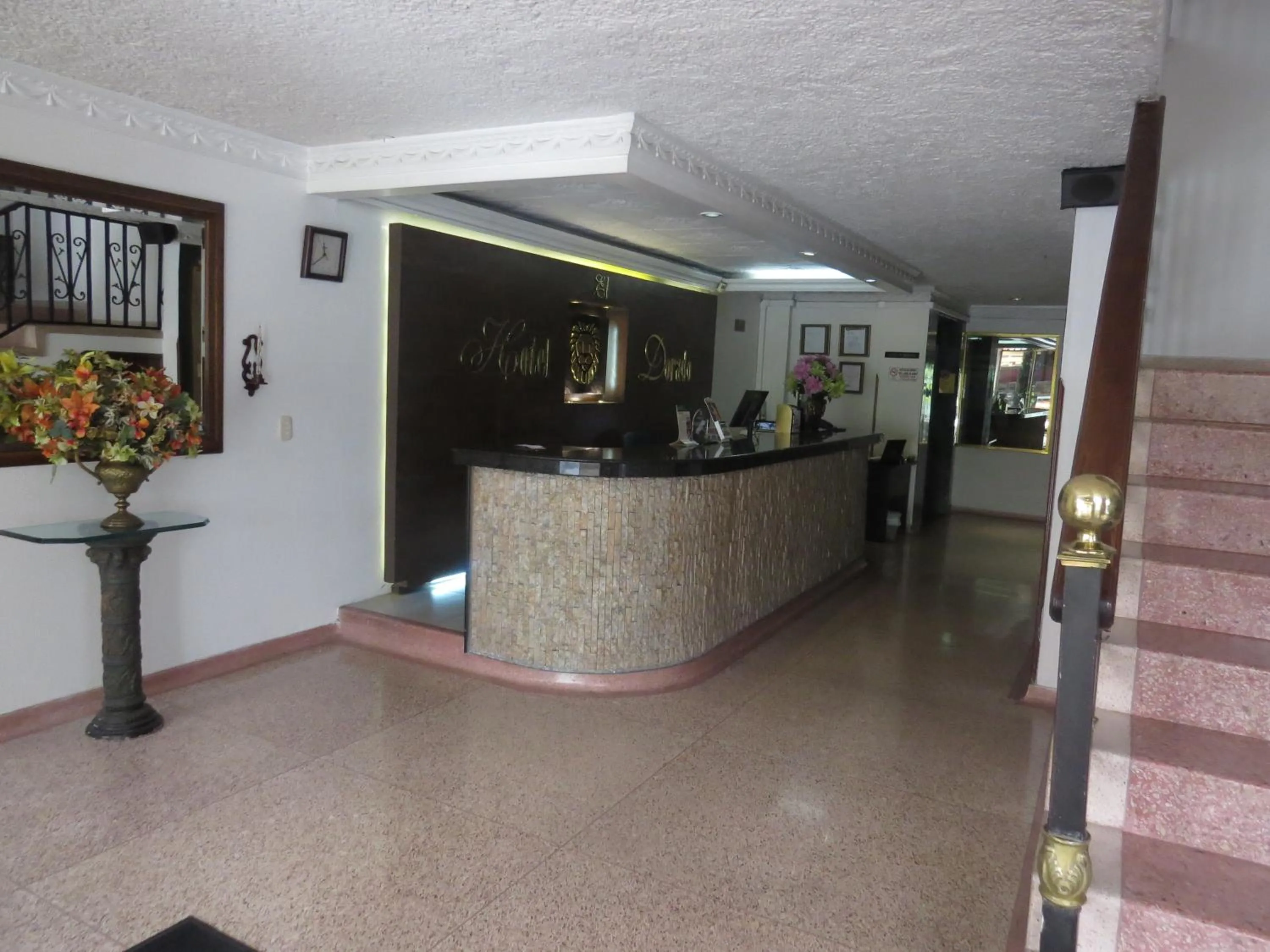 Lobby or reception in Hotel León Dorado