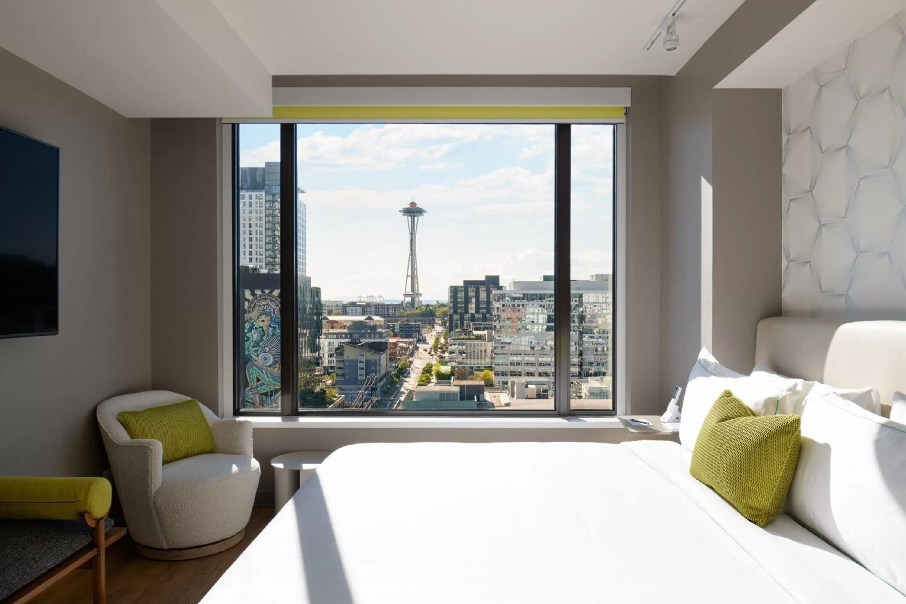 Bedroom, Bed in Astra Hotel, Seattle, a Tribute Portfolio Hotel