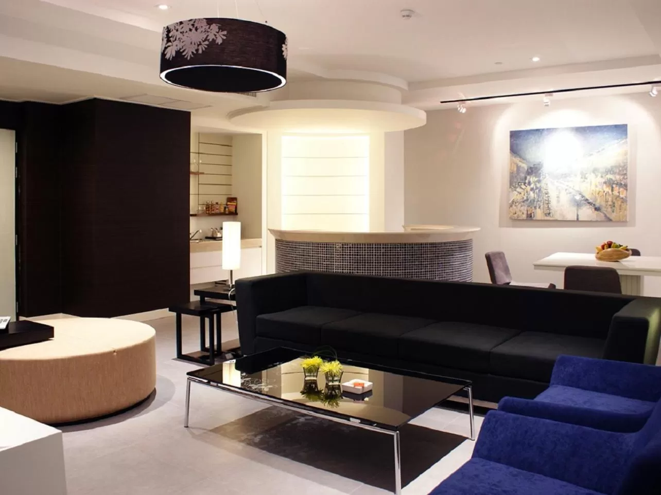 Living room in The Zign Hotel