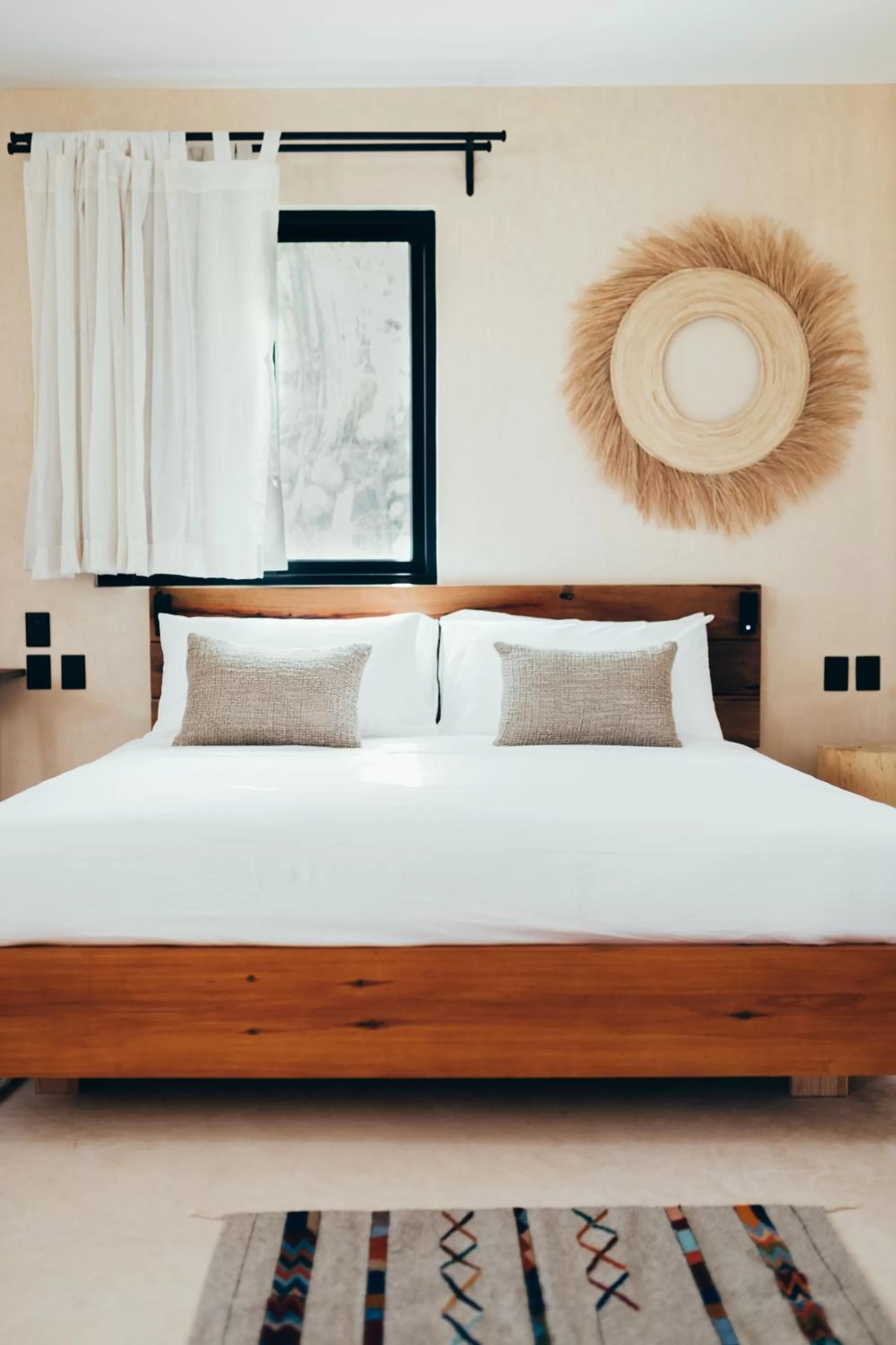 Bed in Cucu Hotel El Cuyo