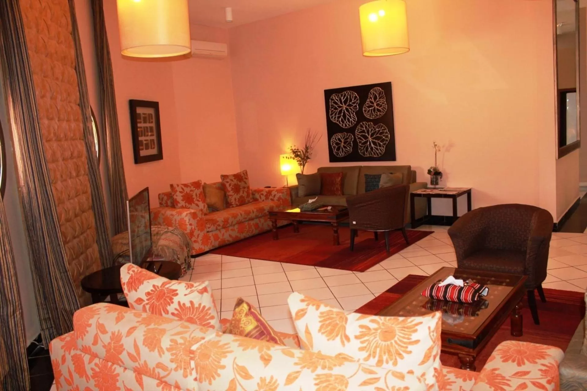 Lobby or reception in Les Acacias Hotel Djibouti