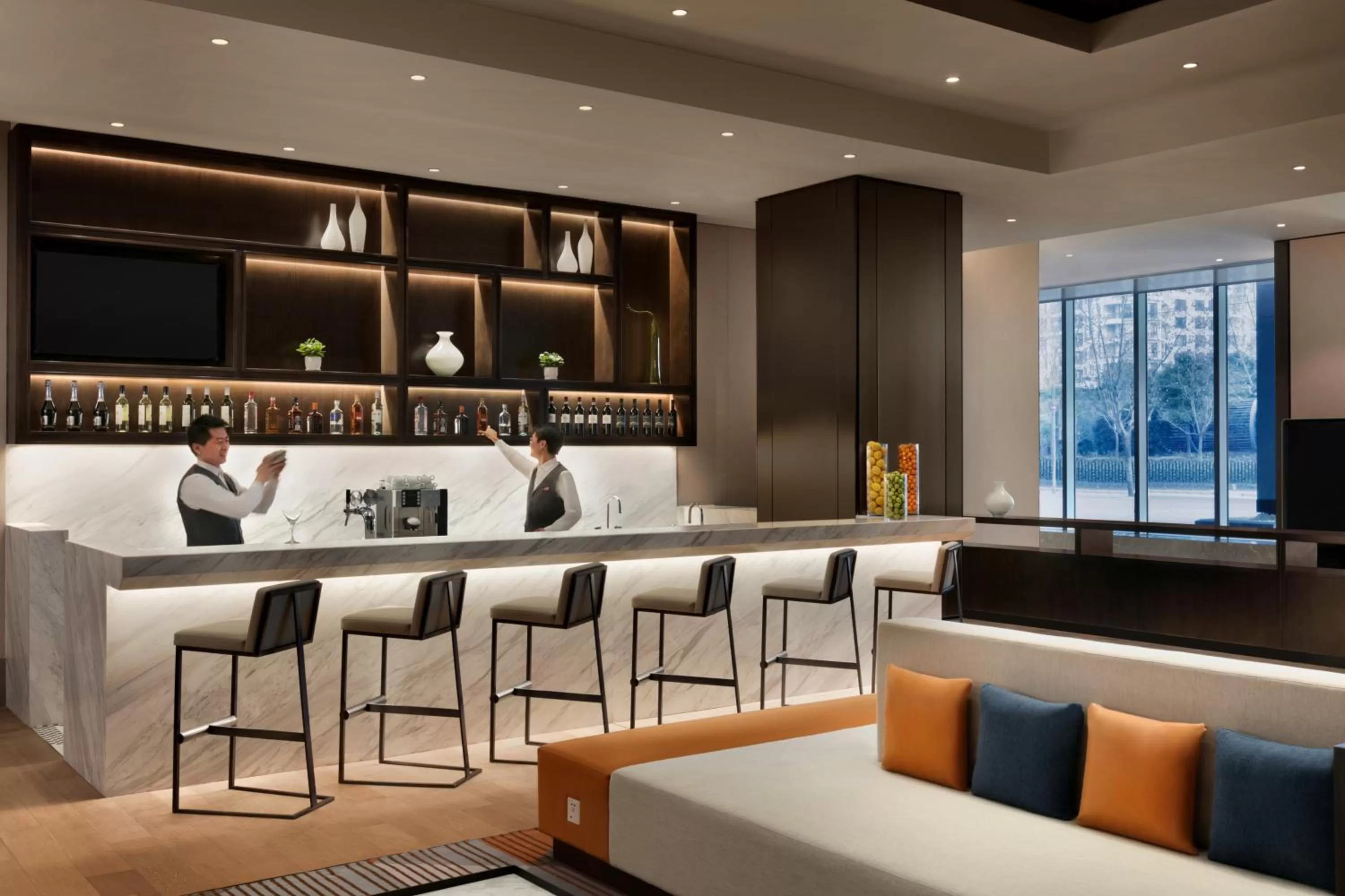 Lounge or bar in Hyatt Place Shanghai Tianshan Plaza