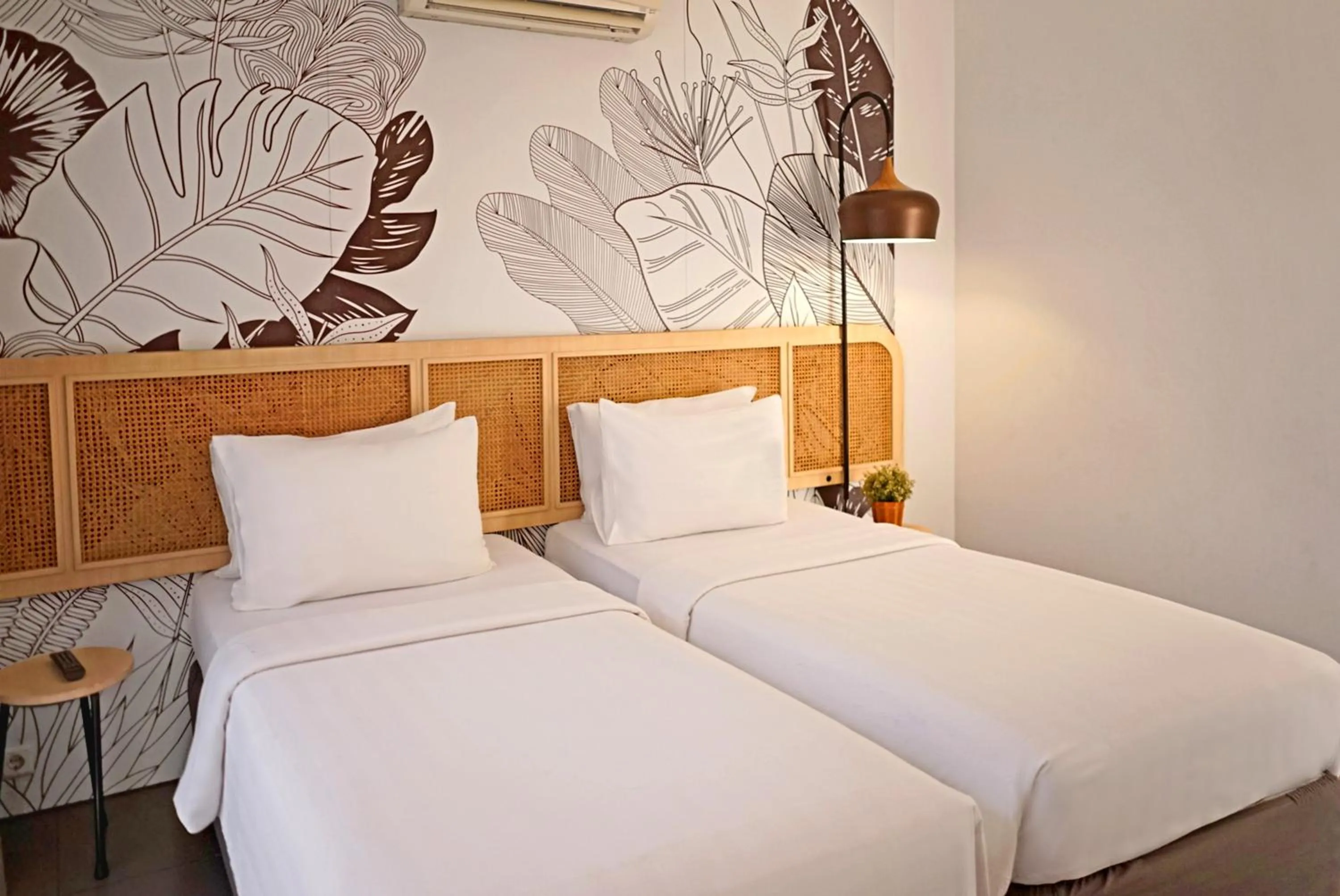 Bed in Malaka Hotel Bandung