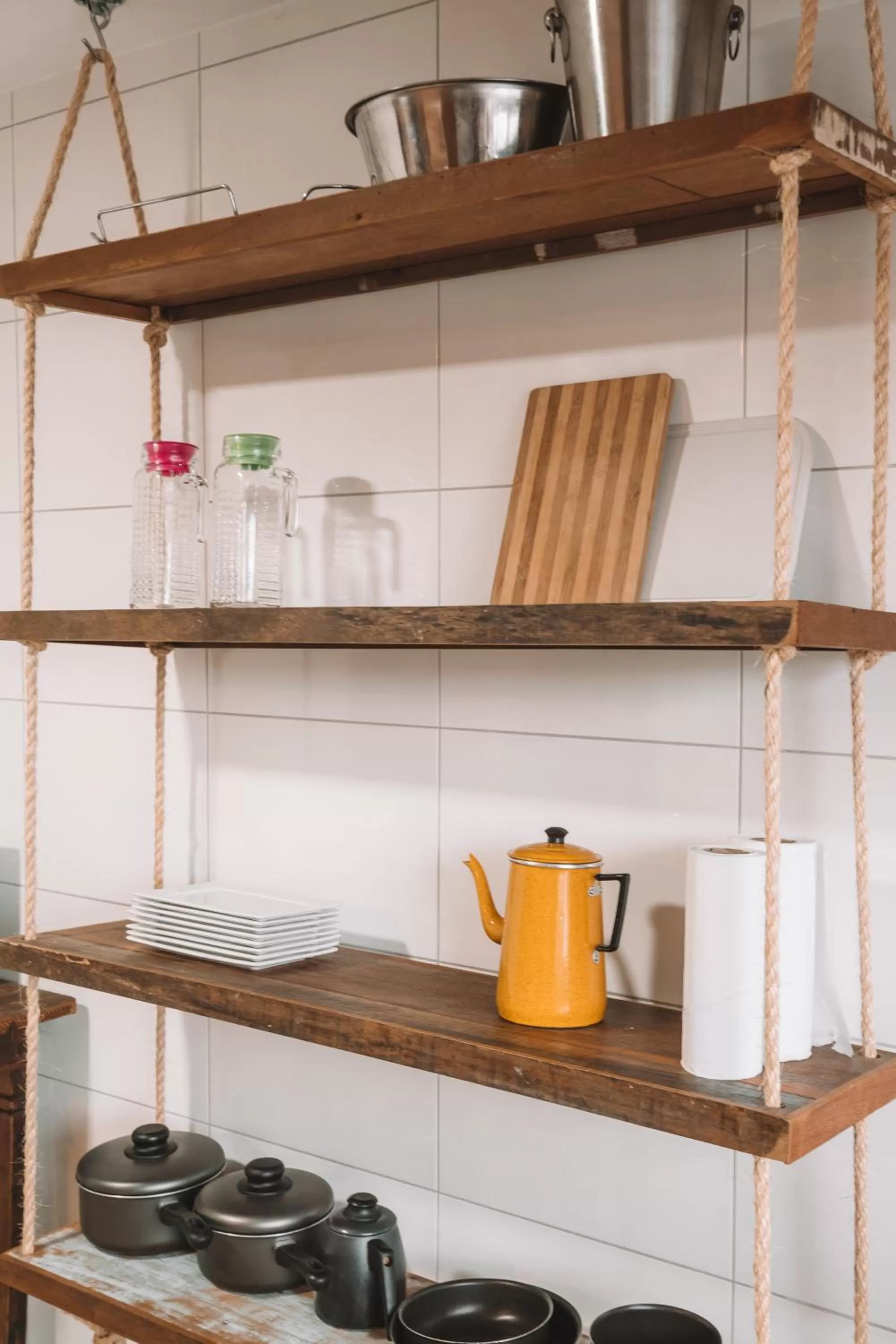 Kitchen or kitchenette in Pousada Moquirido