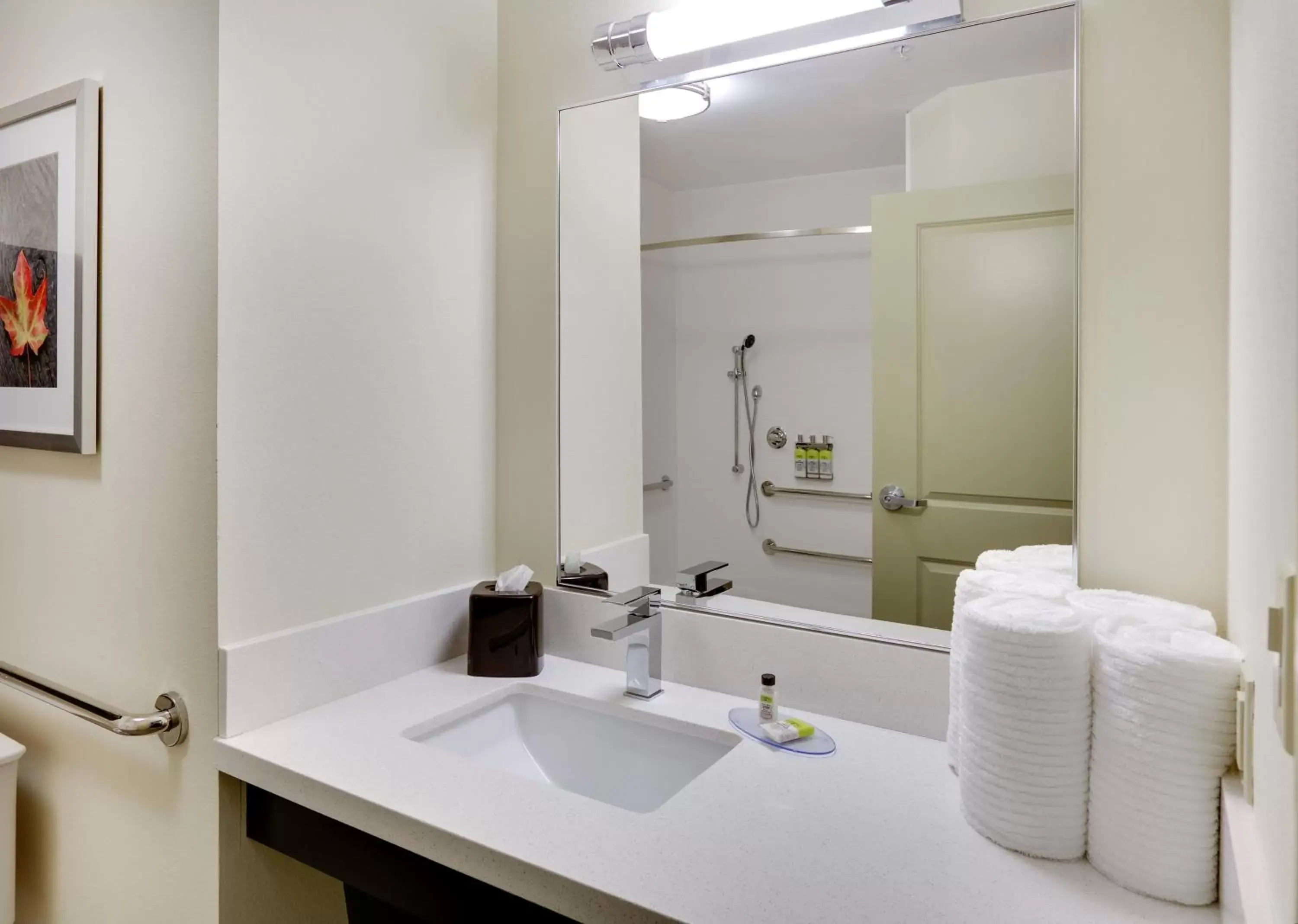 King Room - Mobility Access Tub/Non-Smoking in Candlewood Suites - Farmers Branch, an IHG Hotel King Room - Mobility Access Tub/Non-Smoking in Candlewood Suites - Farmers Branch, an IHG Hotel