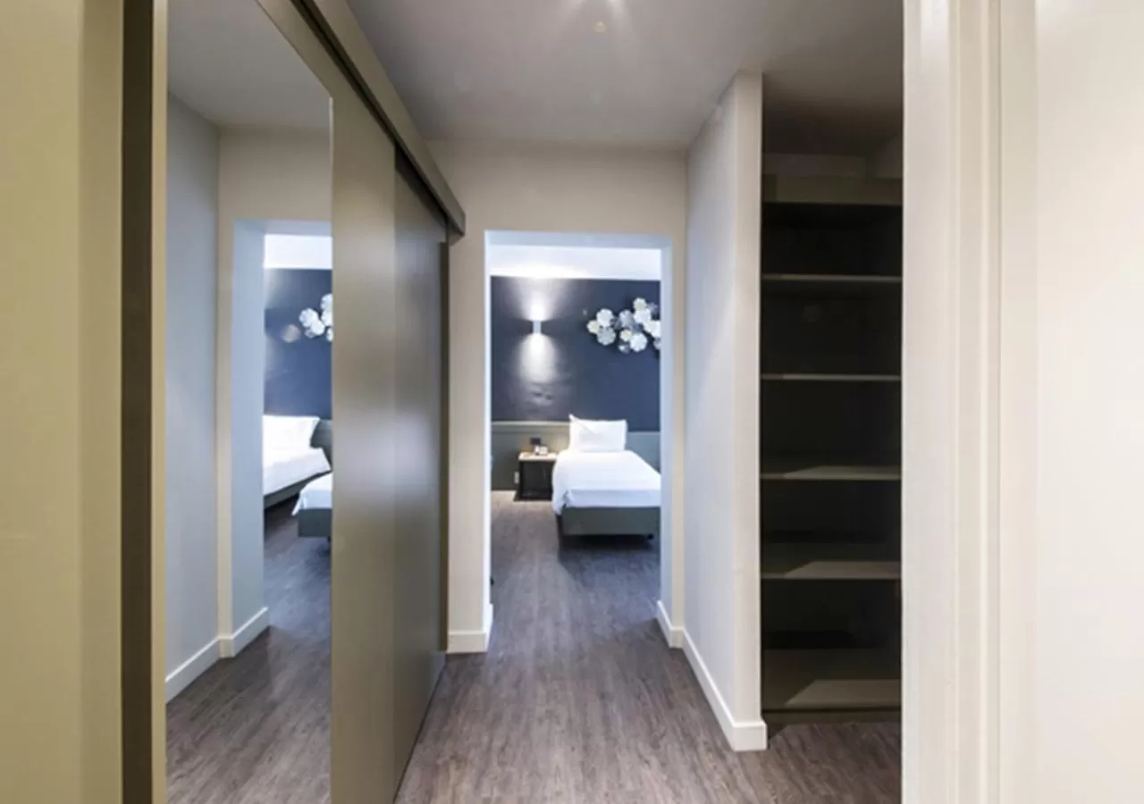 Bed in Hotel Cortina