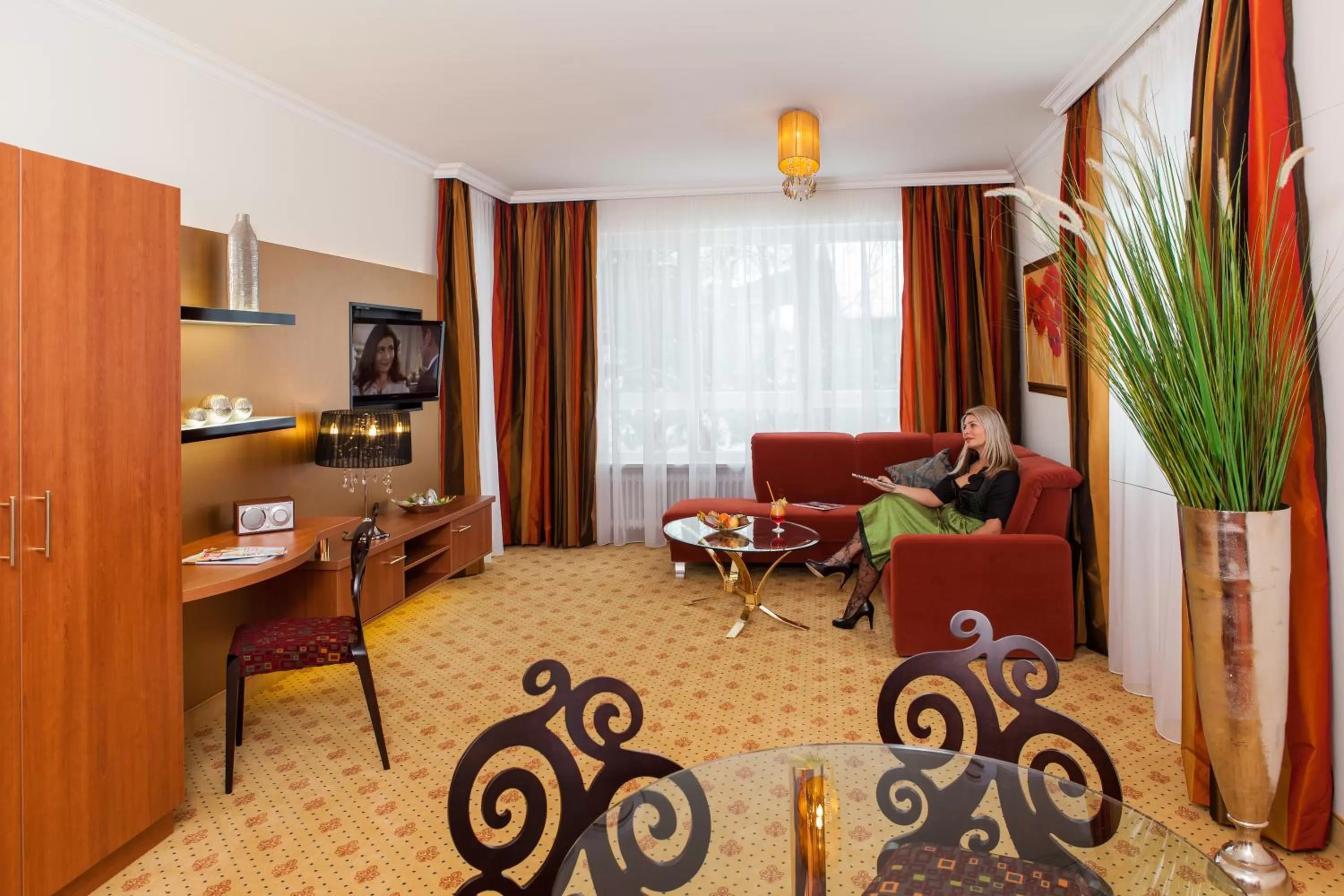 Seating area in Thermalhotel Gass