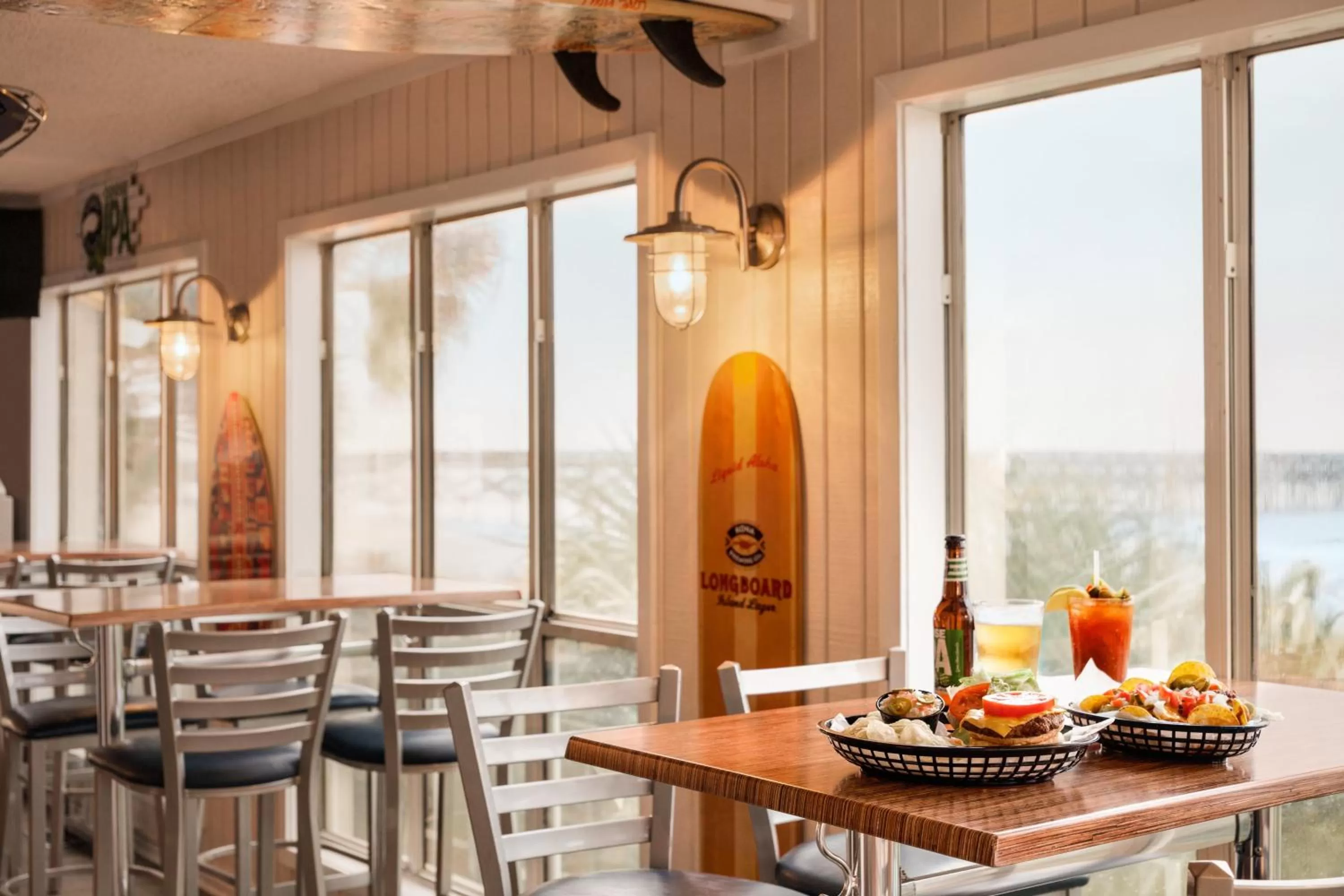 Food close-up in Surfside Beach Oceanfront Hotel