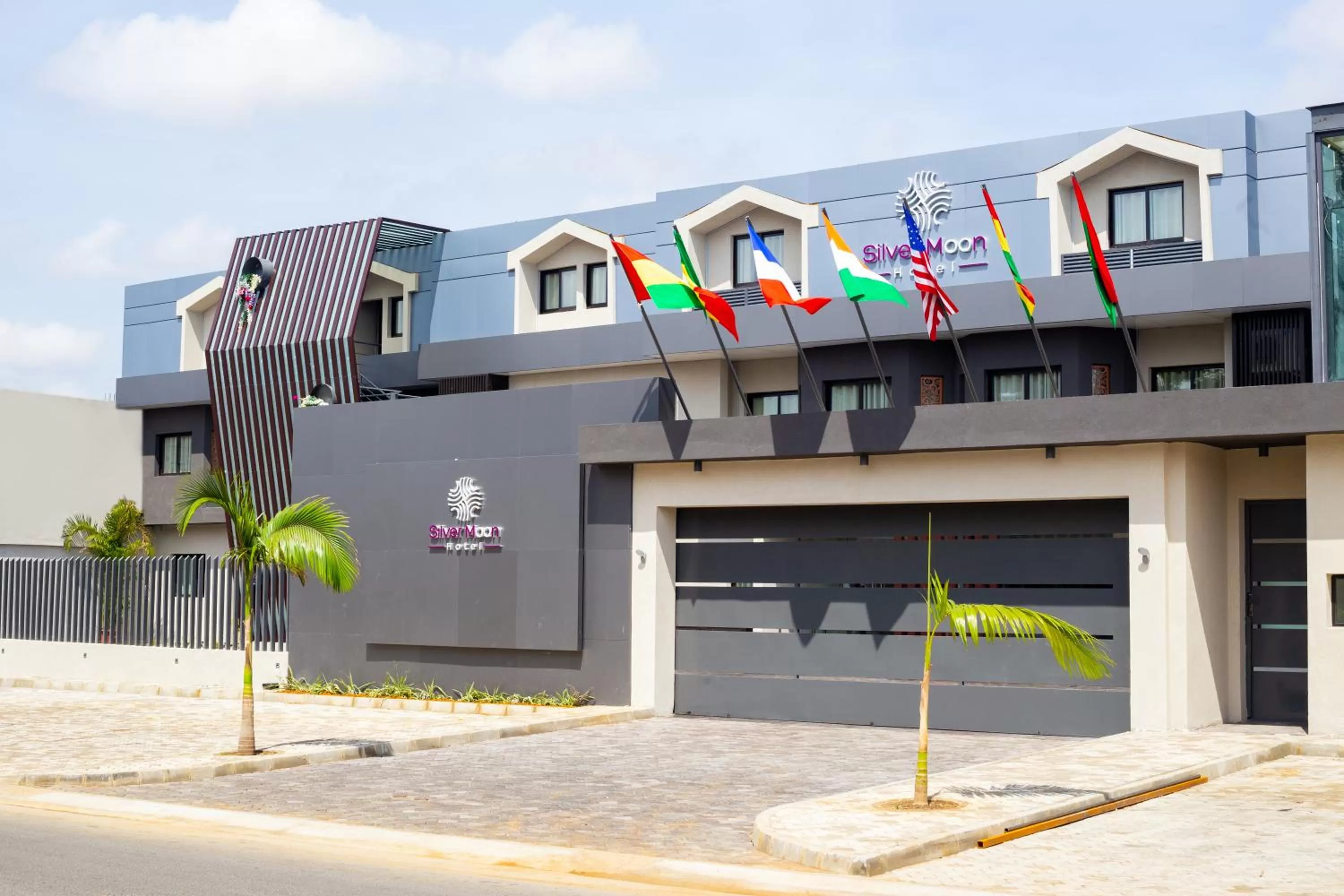 Property building in Silver Moon Hotel