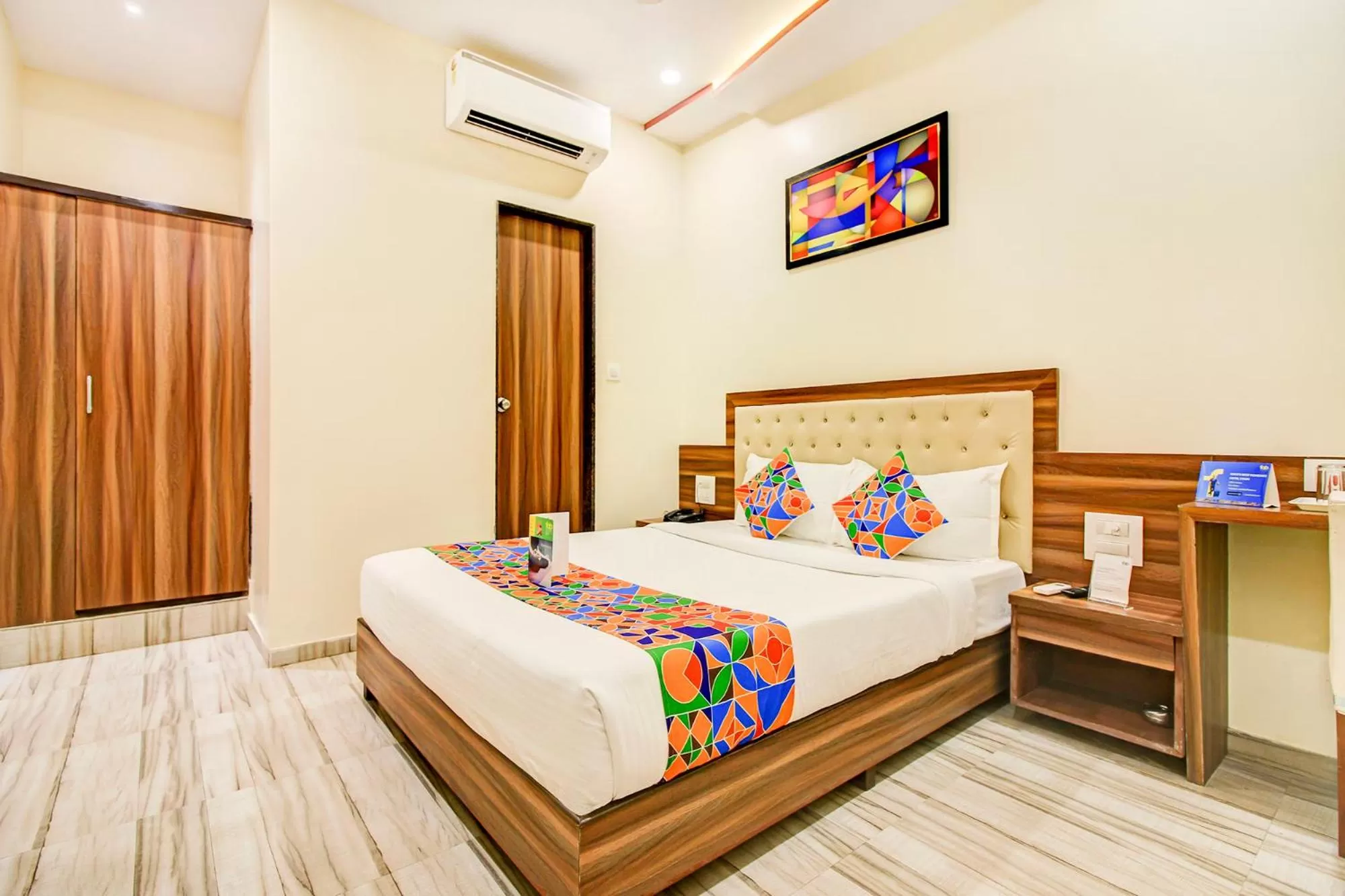 Bedroom, Bed in FabHotel Axis International - Nr Mumbai International Airport