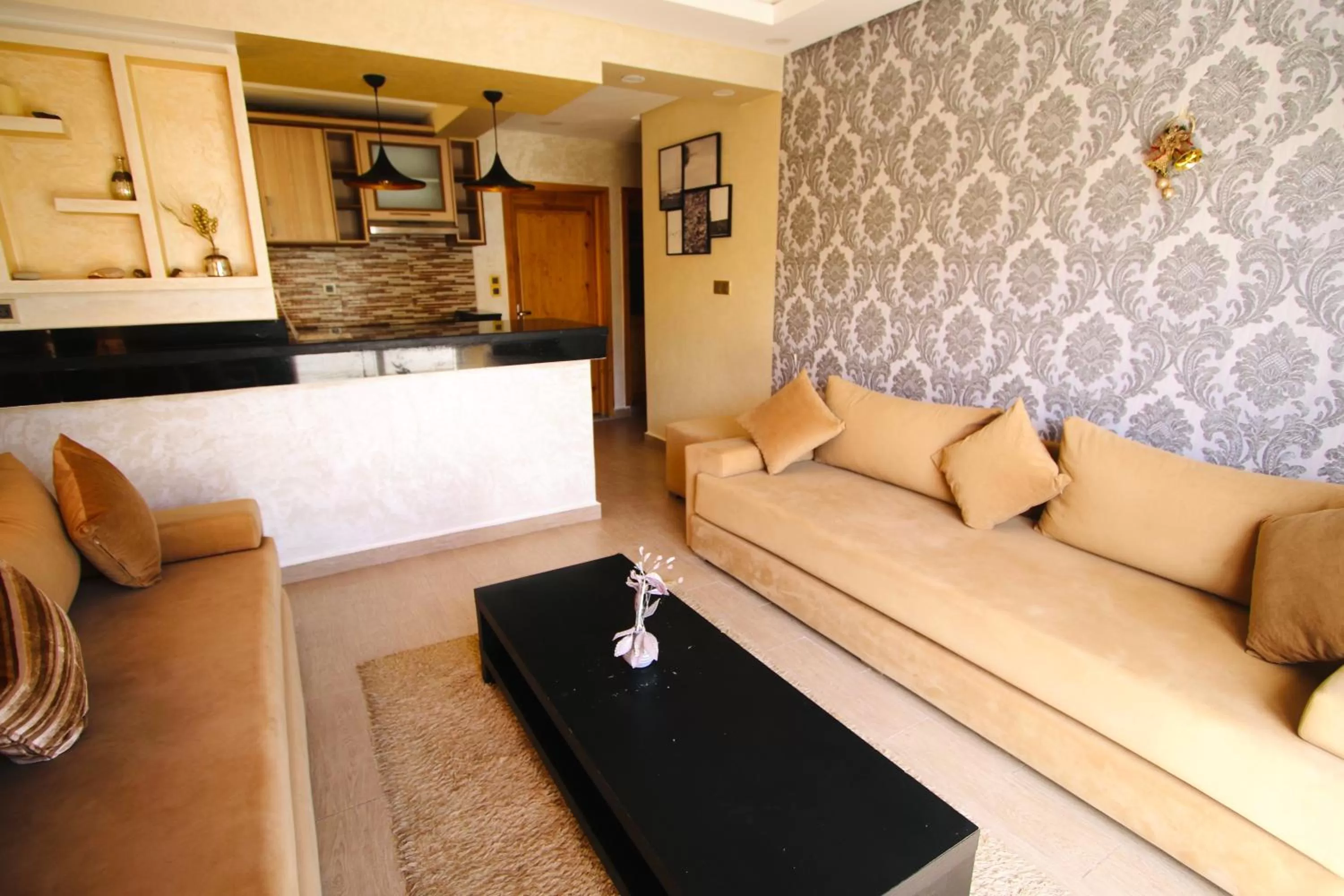 Kitchen or kitchenette in Dakhla White Hotel