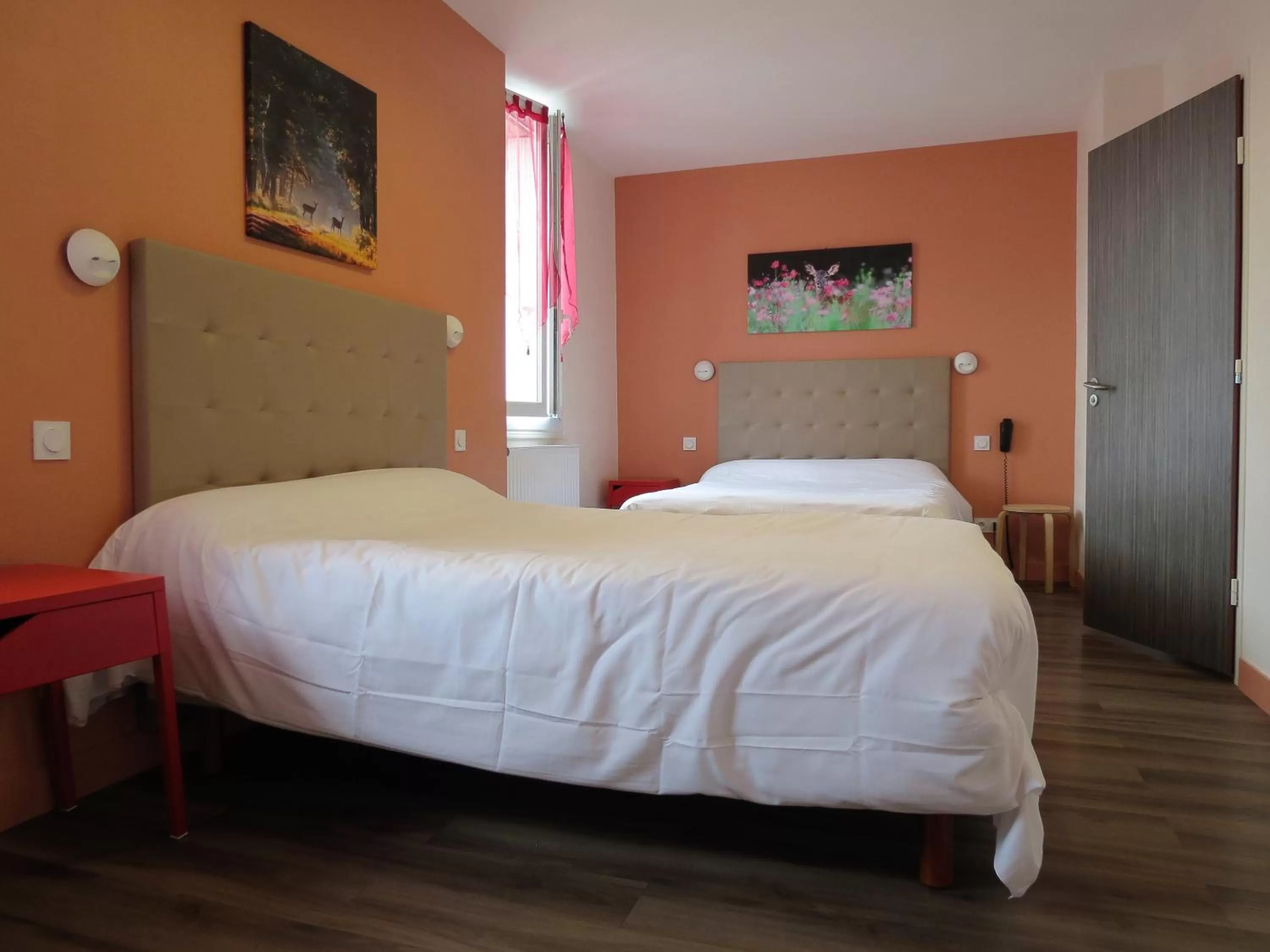 Bed in Hotel le Faisan