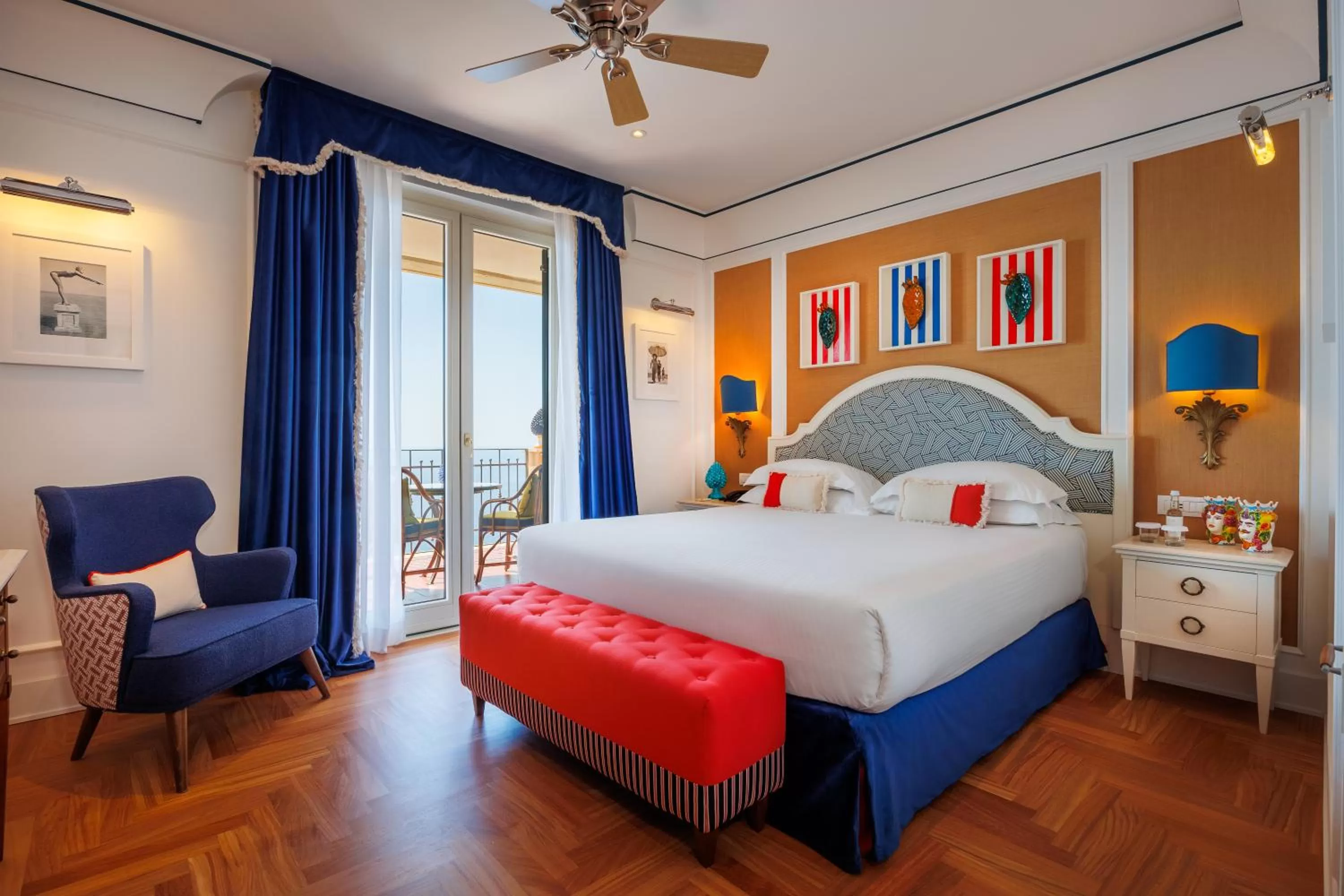 Premium Deluxe Terrace Room - single occupancy in Grand Hotel San Pietro Relais & Chateaux
