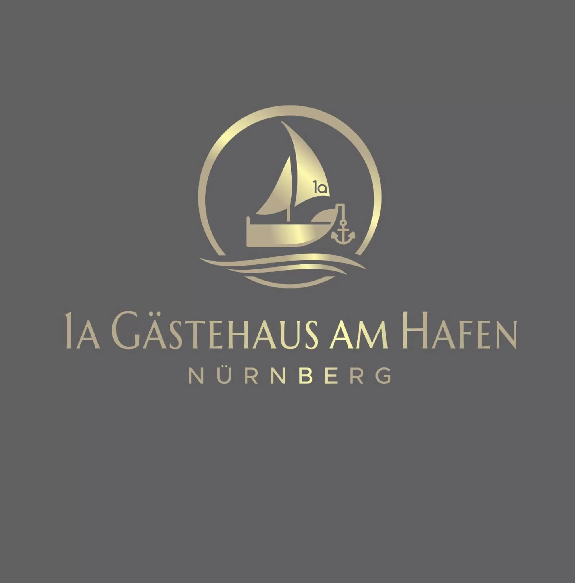 Property logo or sign in 1a Gästehaus am Hafen