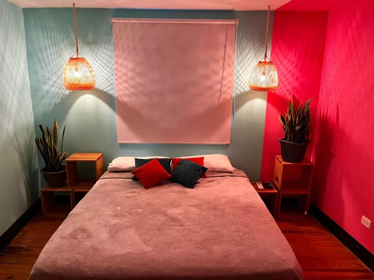 Bed in Be Happy Hotel