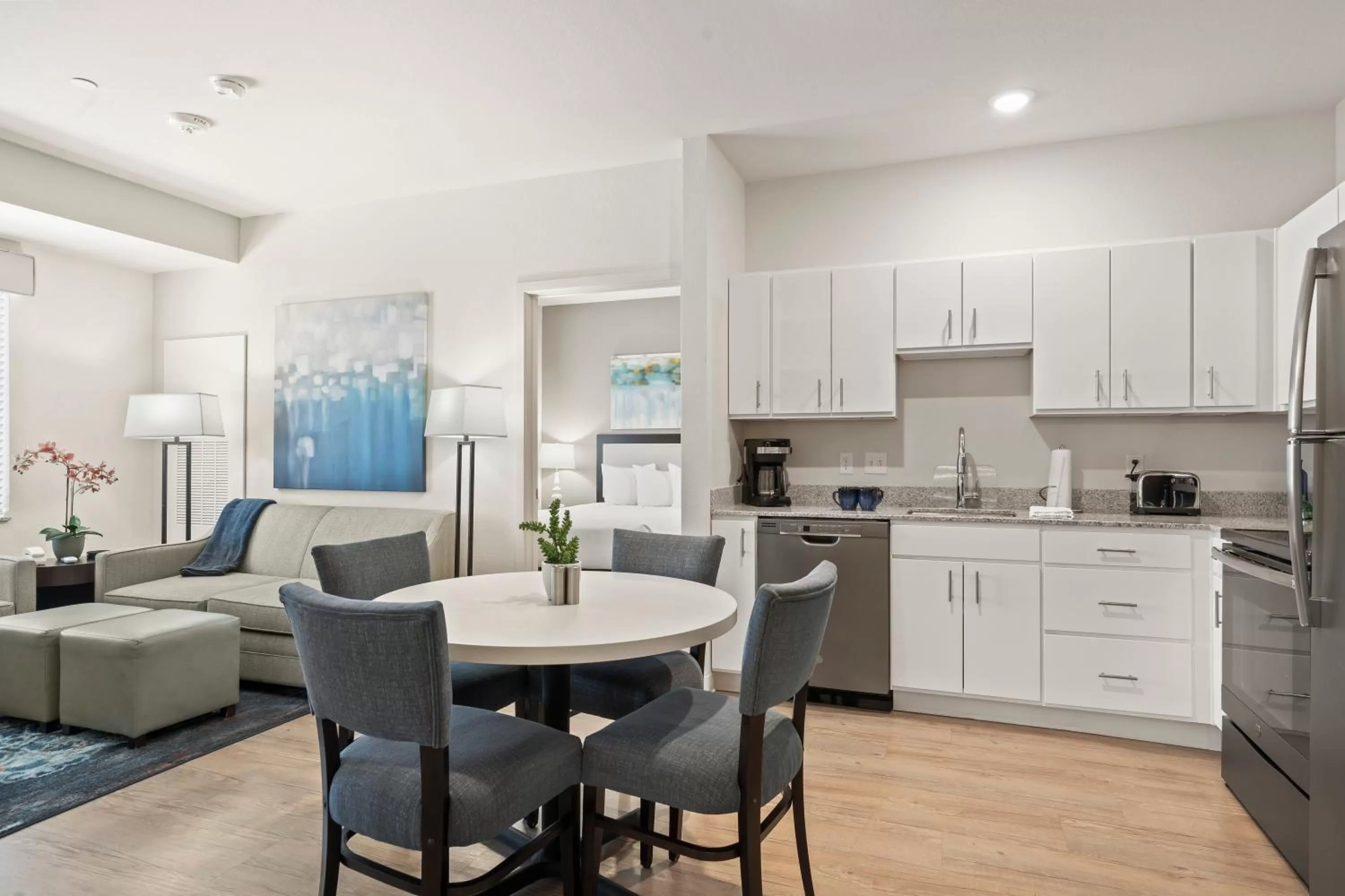 Living room in WaterWalk Extended Stay by Wyndham Kansas City - Overland Pk