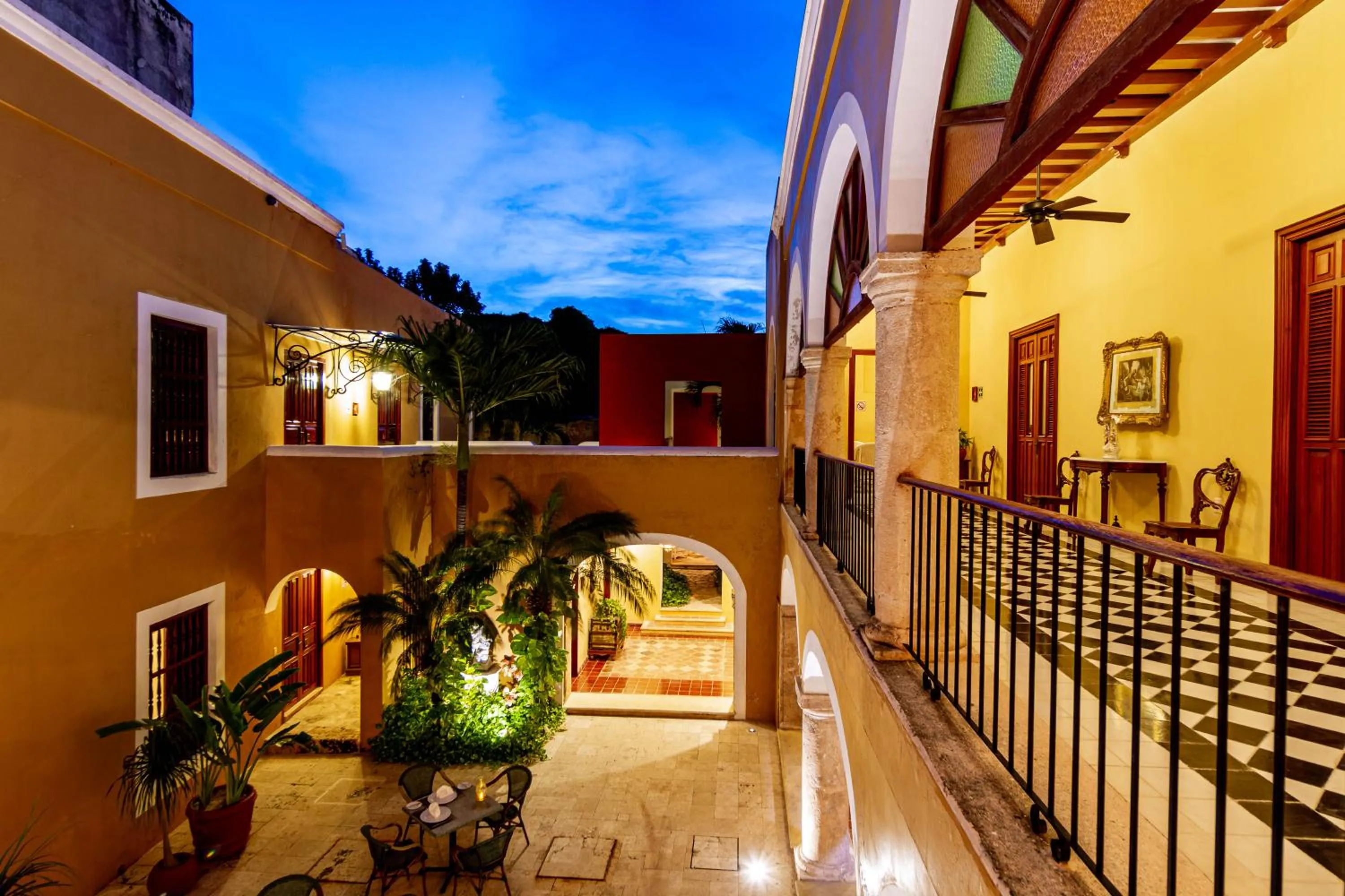 Balcony/Terrace in Hotel Boutique Casa Don Gustavo, Campeche