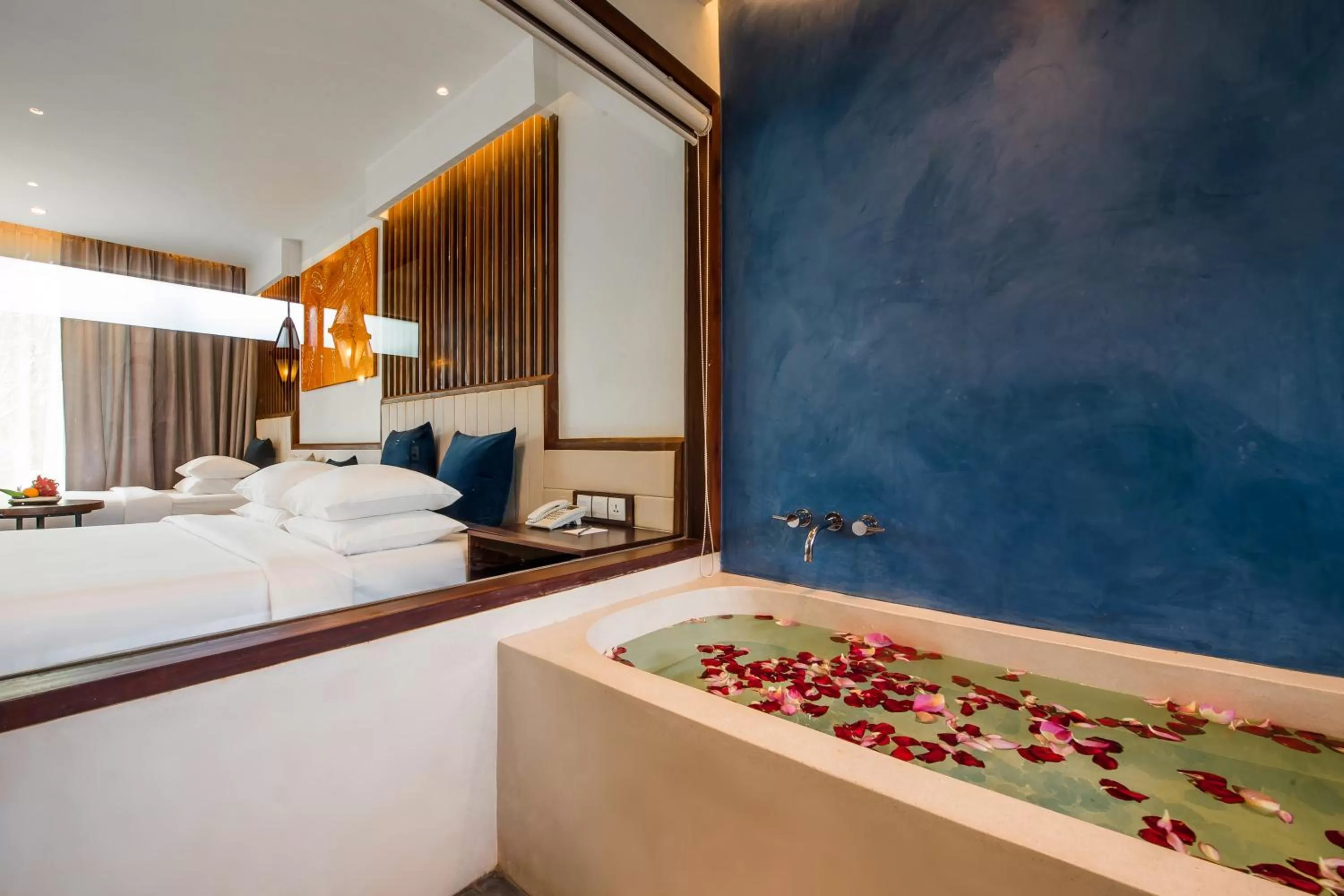 Bathroom, Bed in Metta Residence & Spa