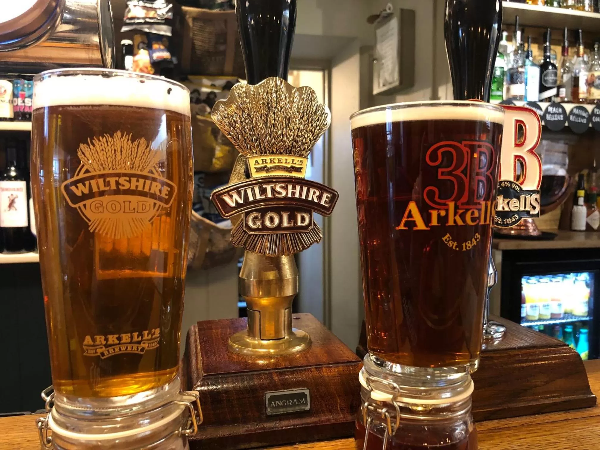 Food and drinks in The Punchbowl Inn