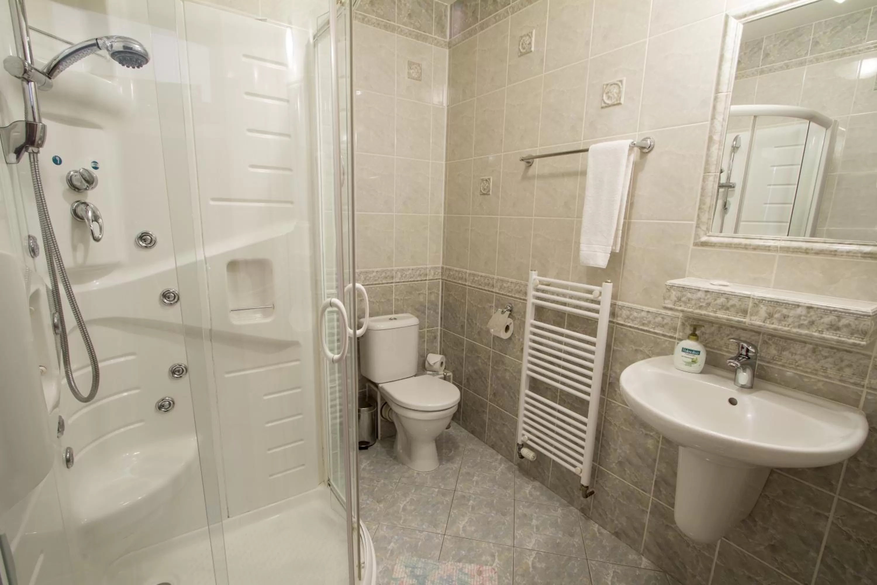 Shower in Hotel Grand