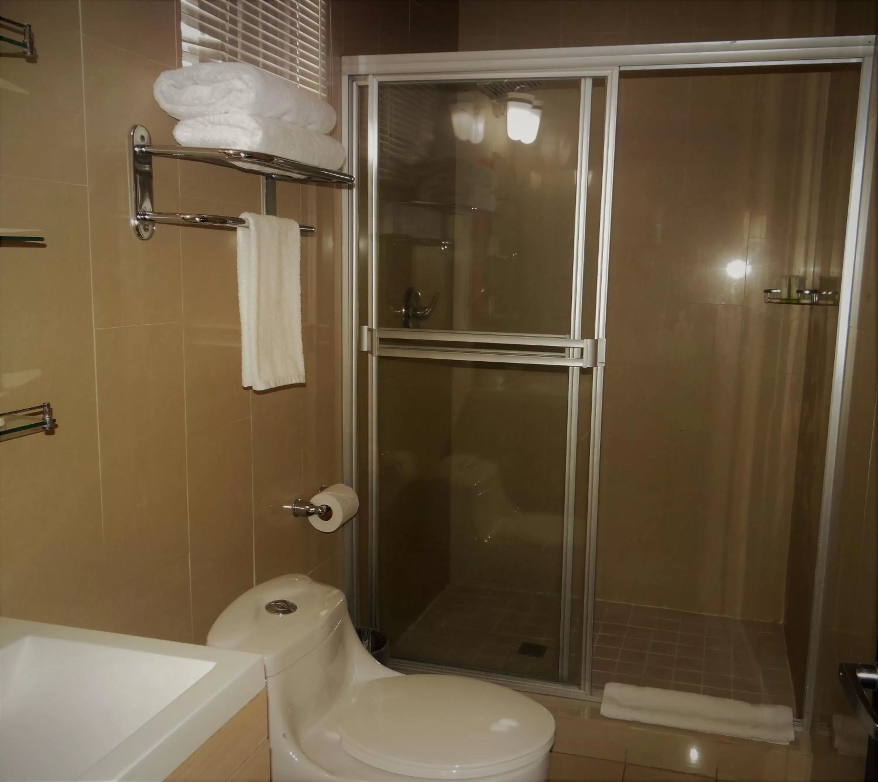 Shower in Metro Hotel Panama