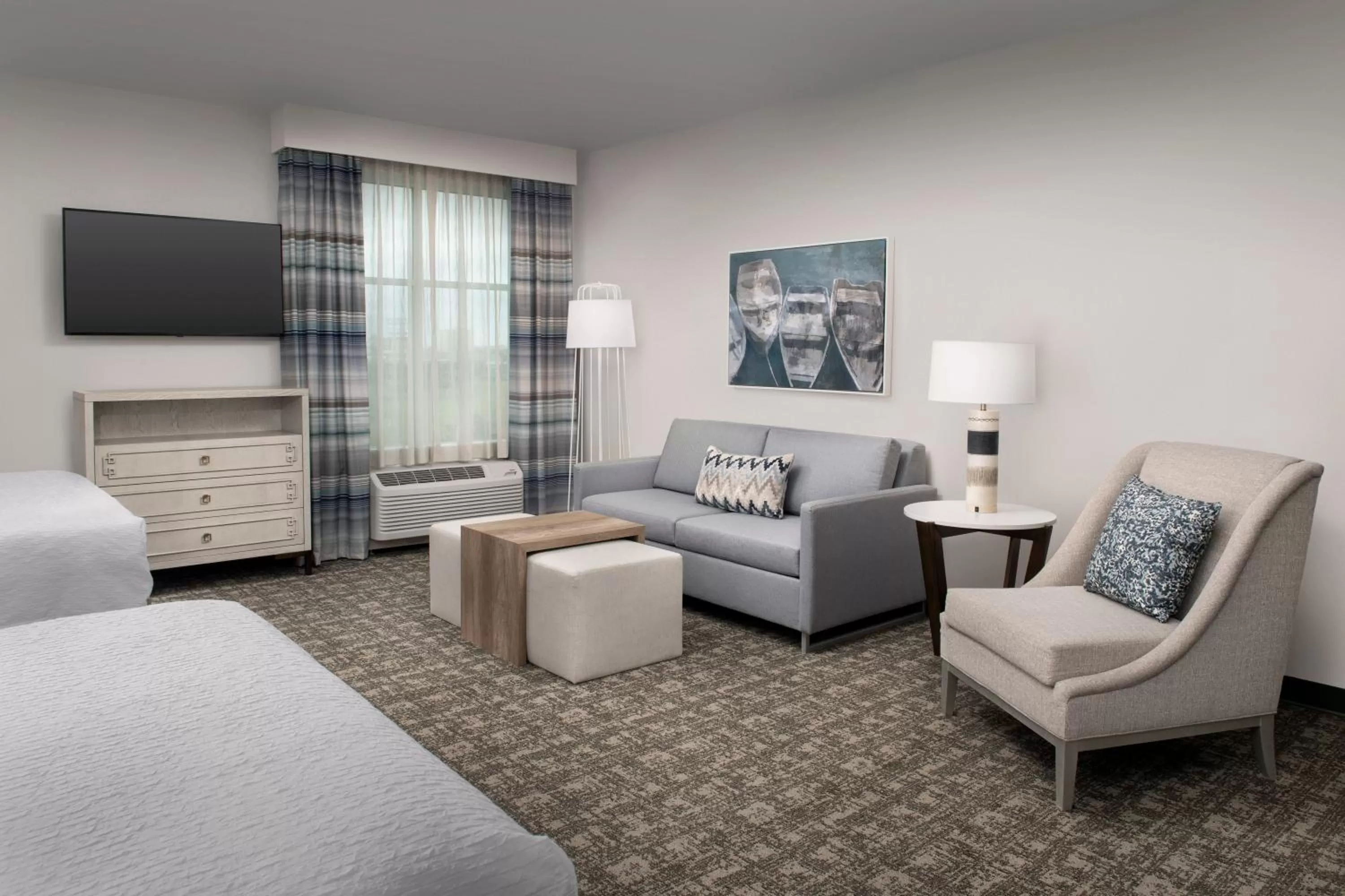 TV and multimedia, Bed in Homewood Suites By Hilton Destin
