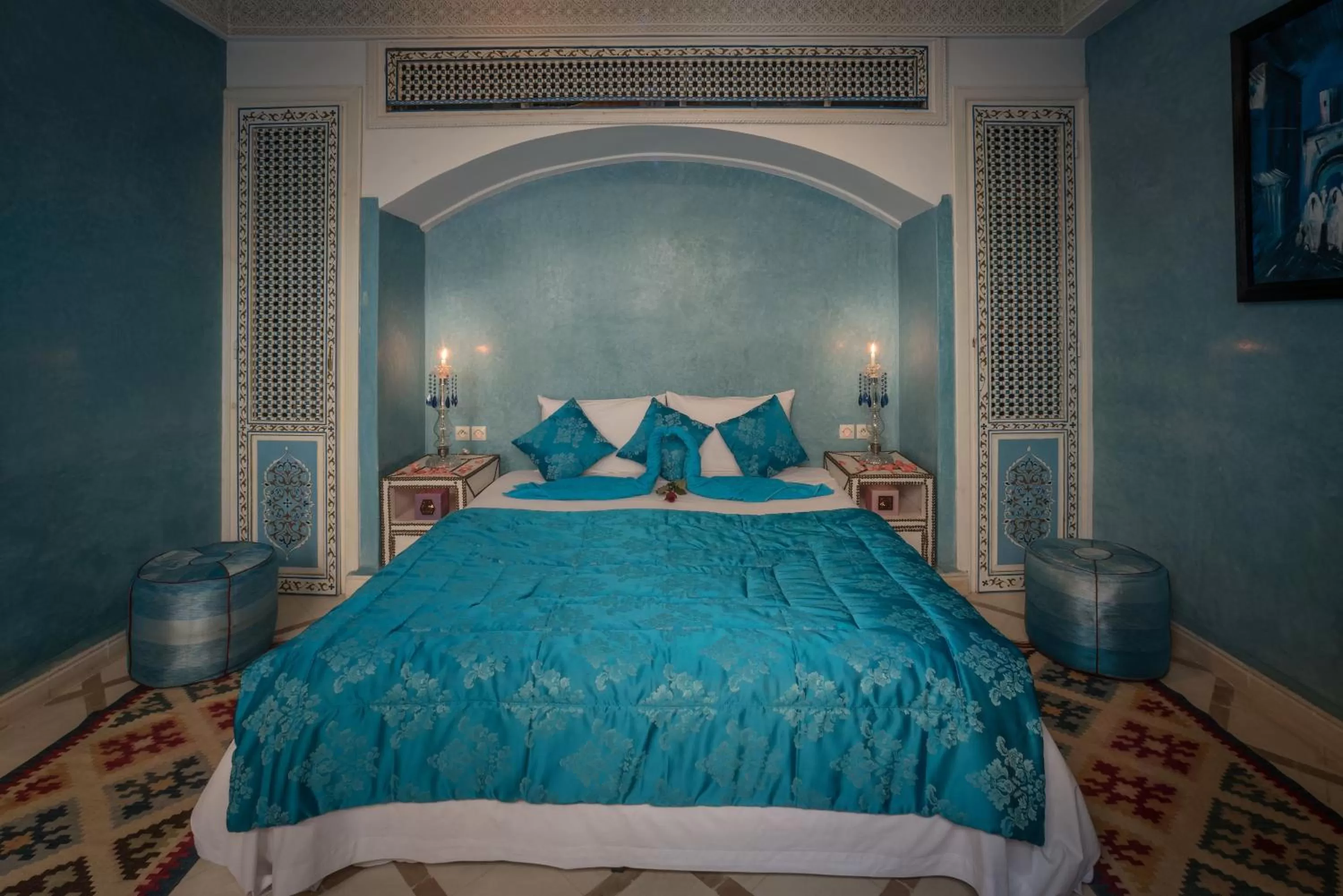 Shower, Bed in Riad Dar Attika