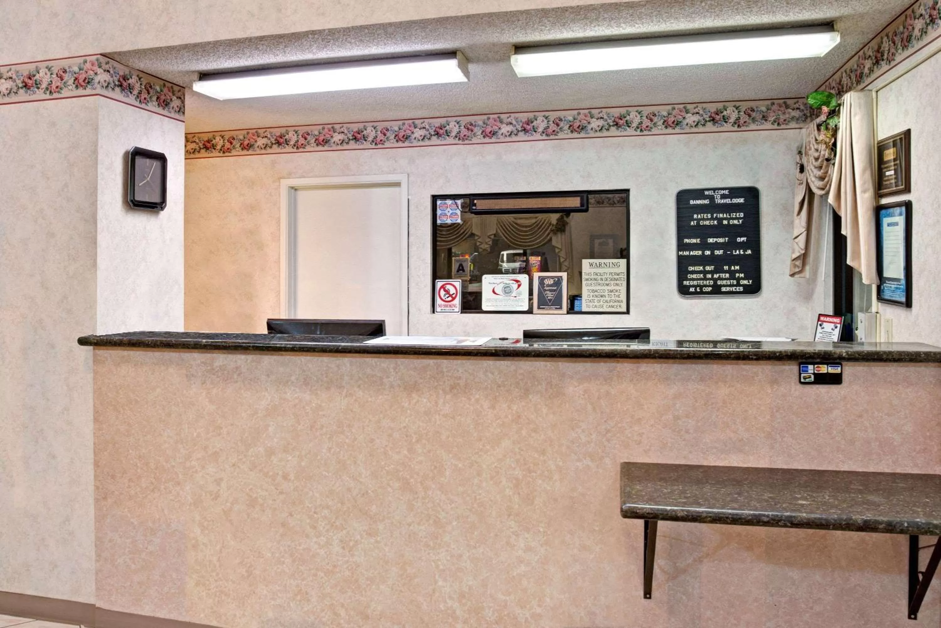 Lobby or reception in Travelodge by Wyndham Banning Casino and Outlet Mall