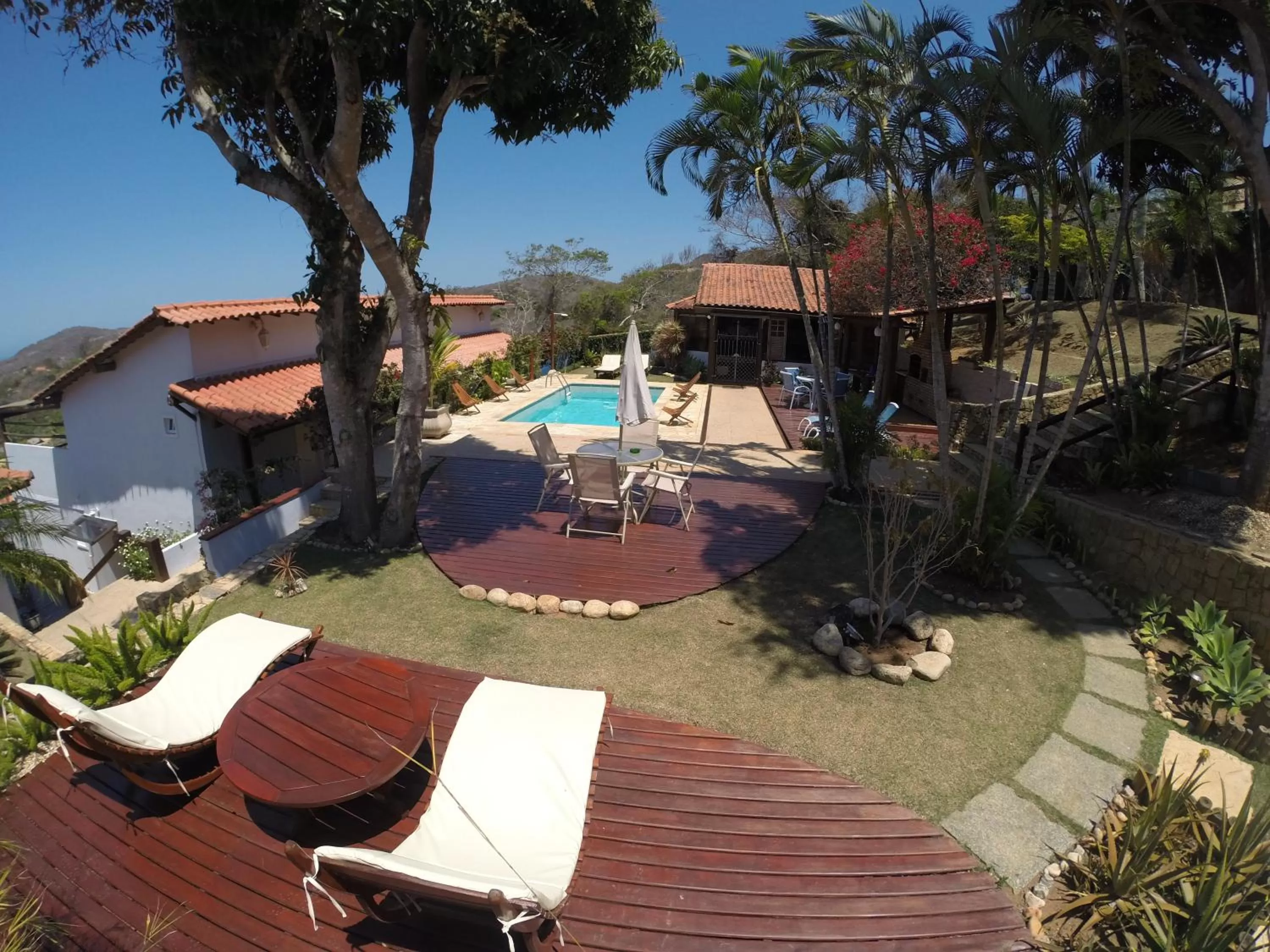 Garden in Pousada Akaroa