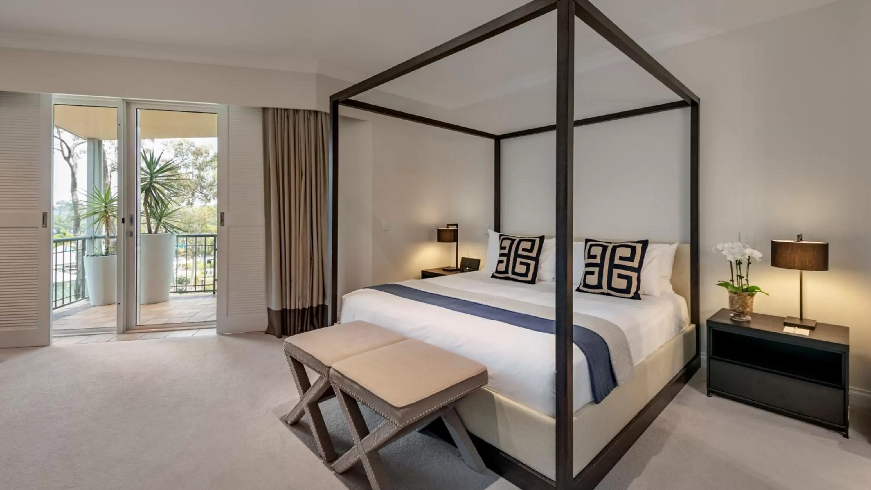 Bed in InterContinental Sanctuary Cove Resort by IHG