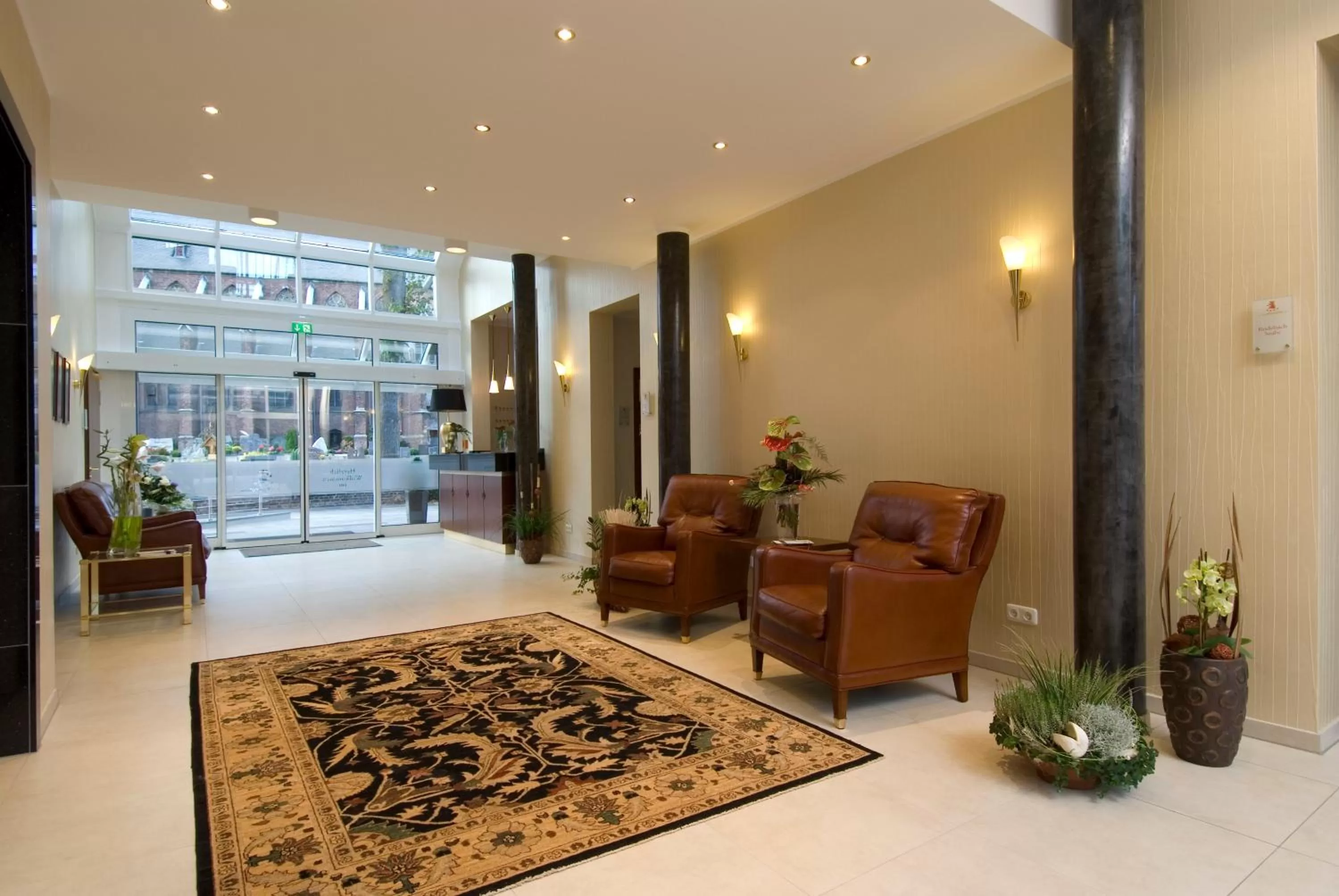 Lobby or reception in Mercator-Hotel