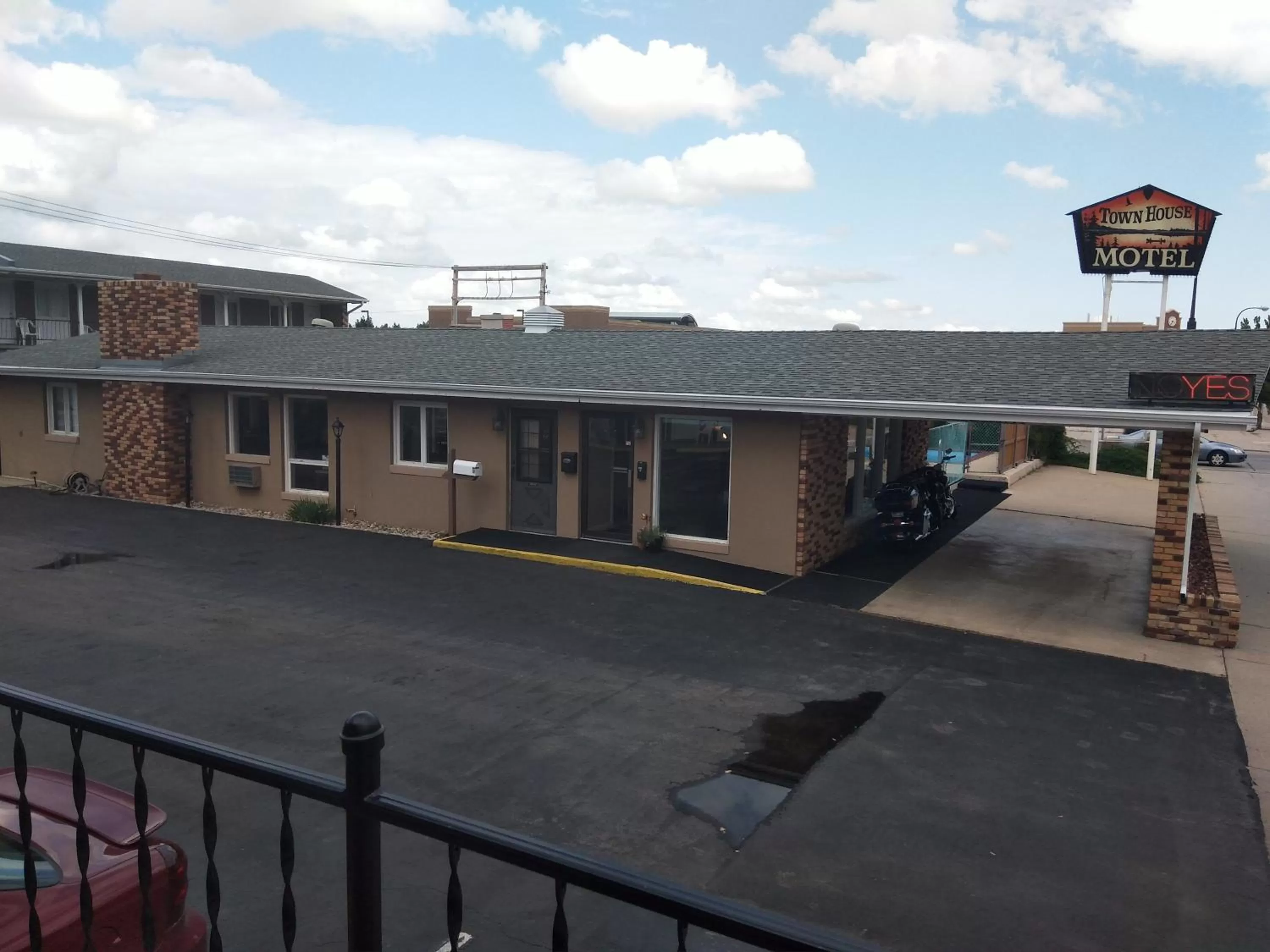 Balcony/Terrace in Town House Motel