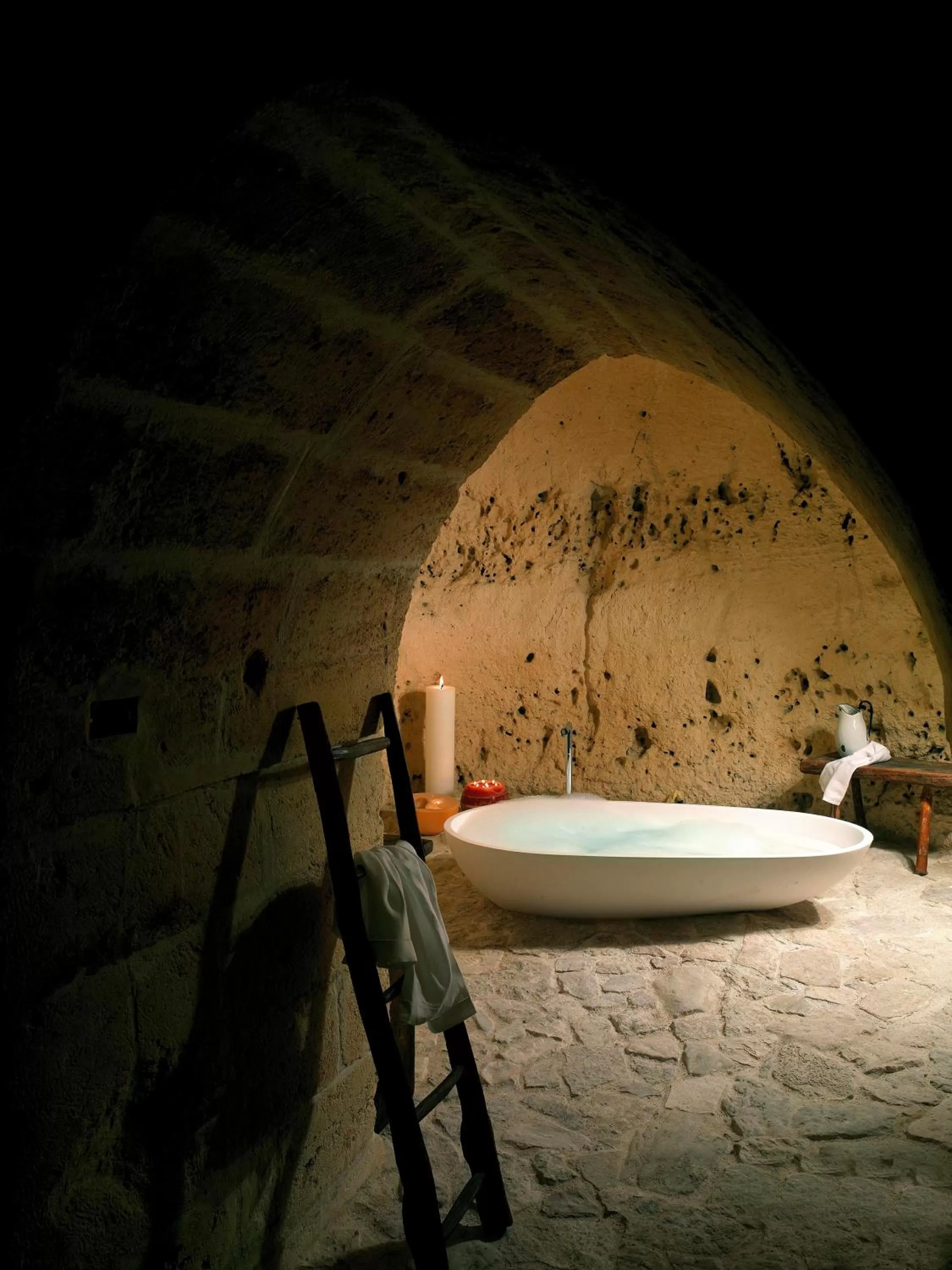 Bathroom in Sextantio Le Grotte Della Civita