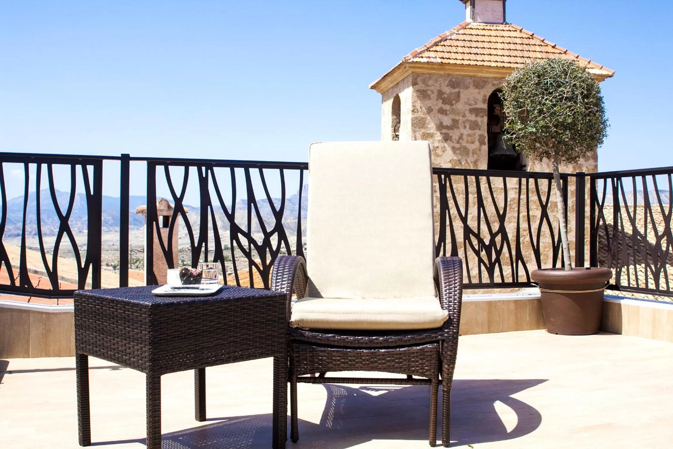 Balcony/Terrace in Boutique Hotel Sierra de Alicante