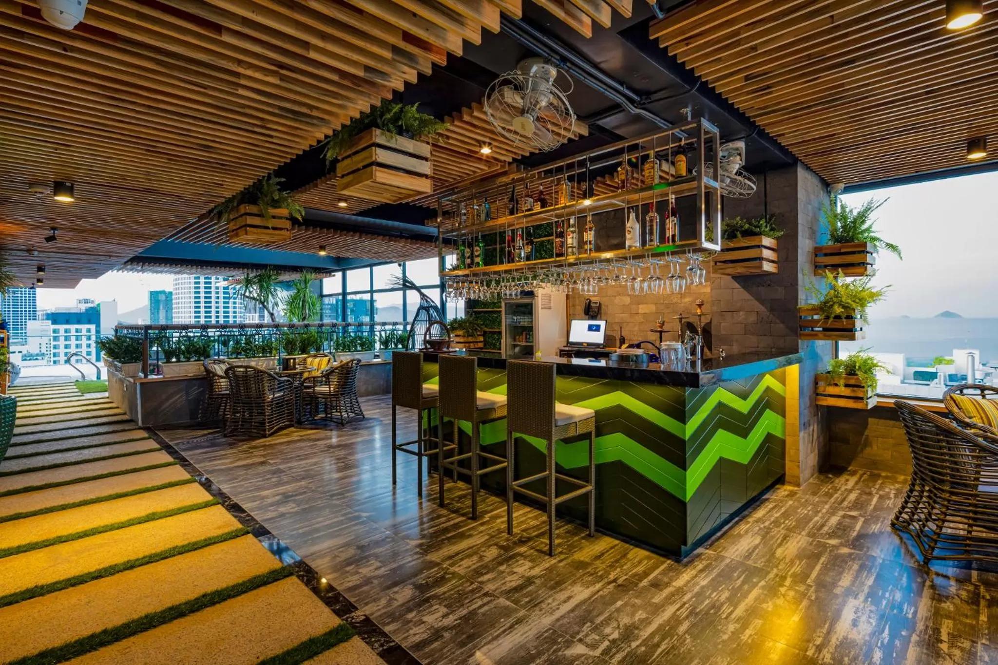 Lounge or bar in Erica Nha Trang Hotel