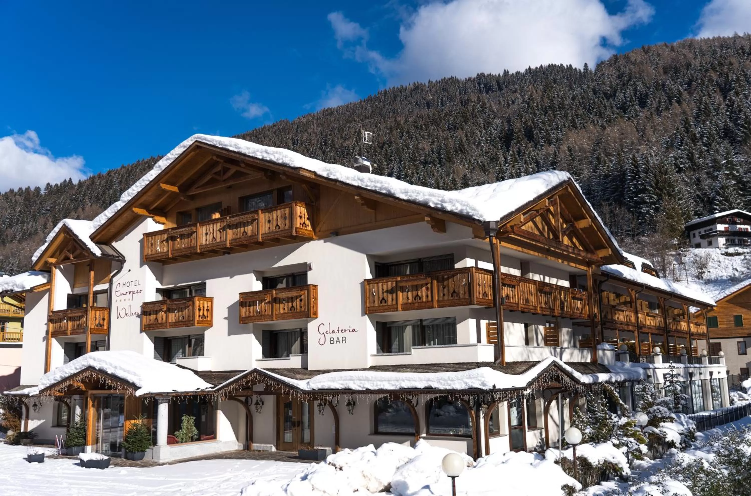 Property building in Hotel Europeo Alpine Charme & Wellness