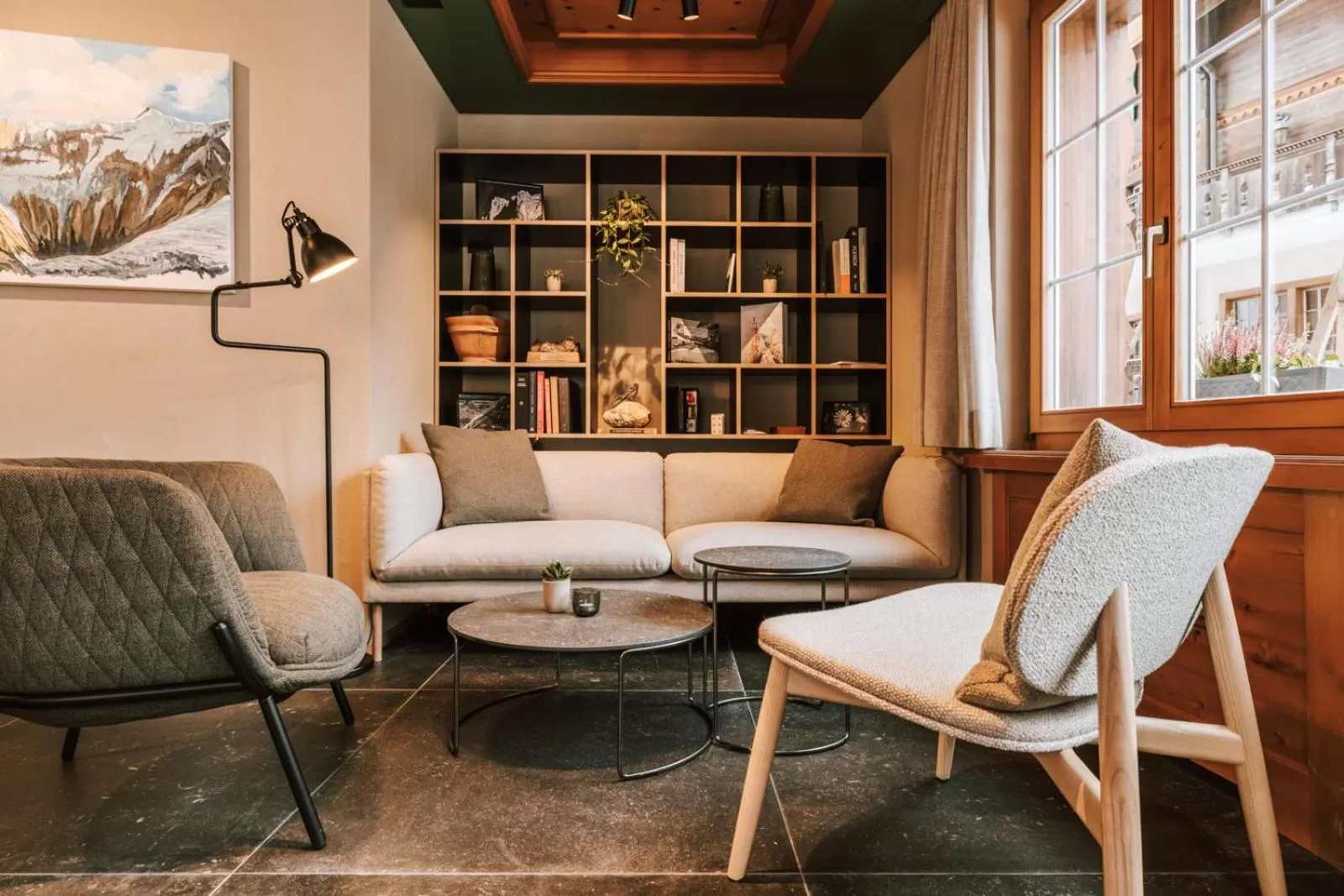 Lobby or reception in Hotel Fiescherblick