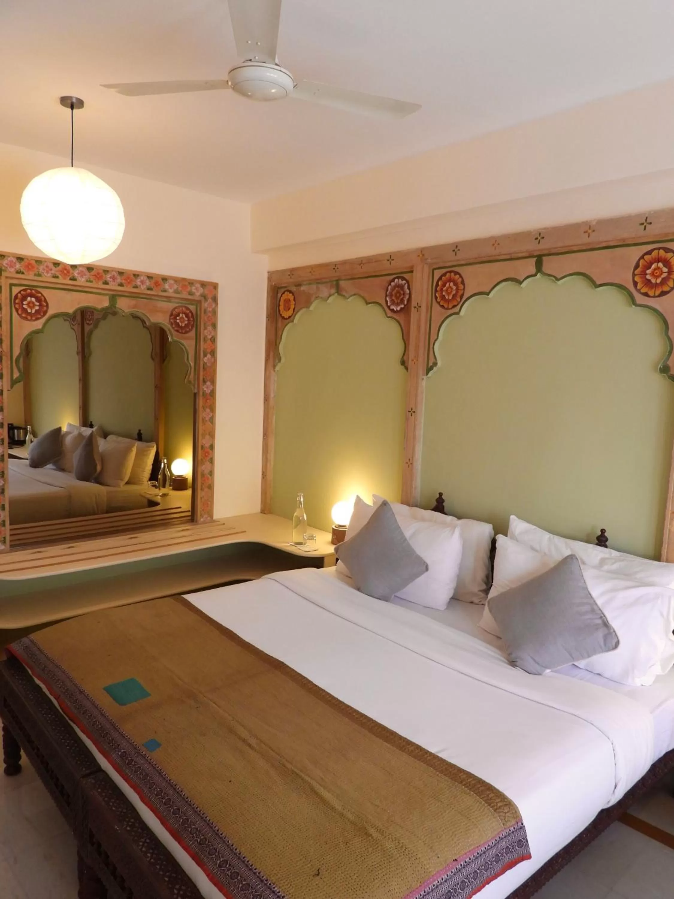 Bed in The Stepwell Hotel