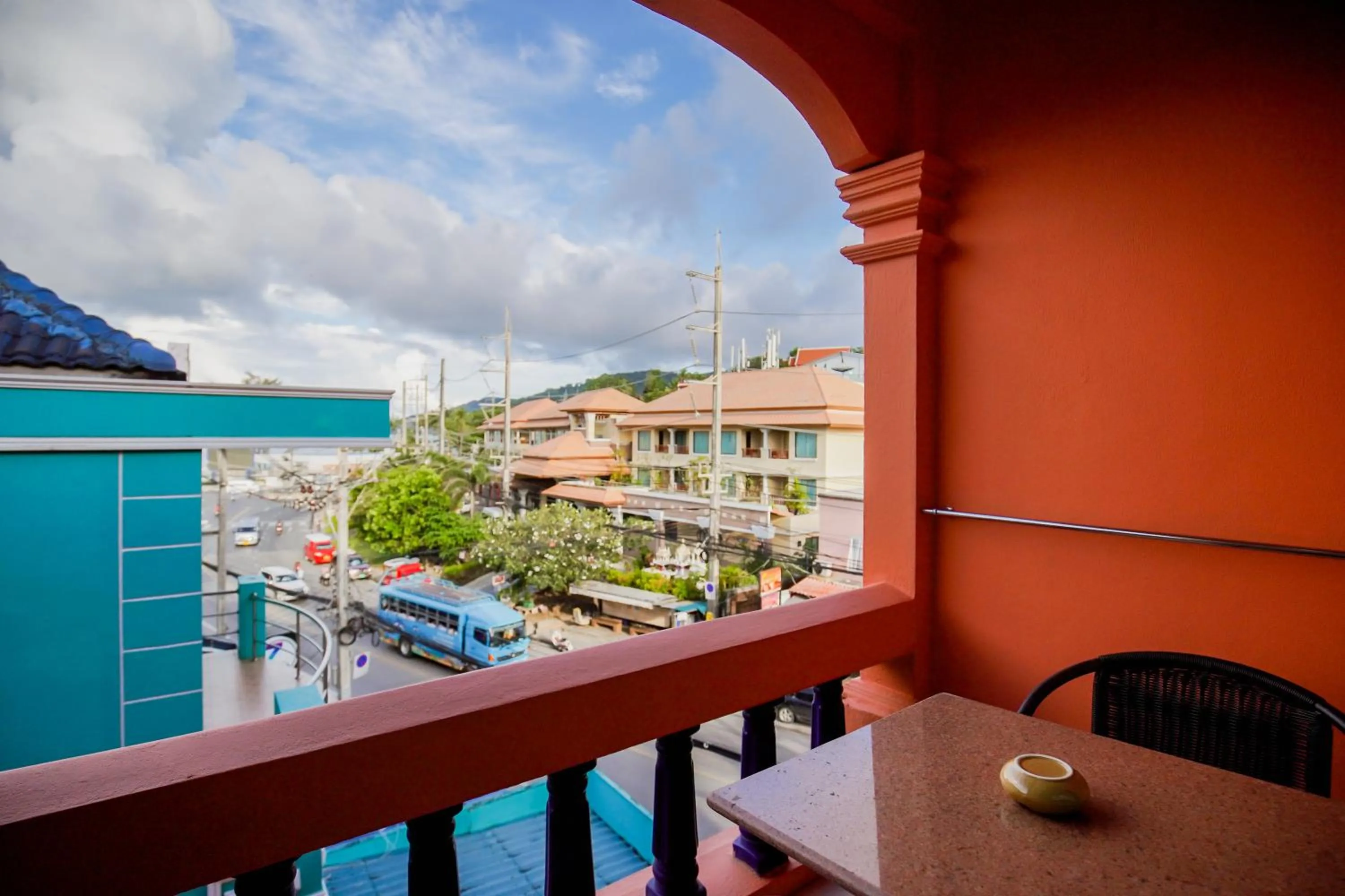 Street view in Khaleej Mass Hotel Patong