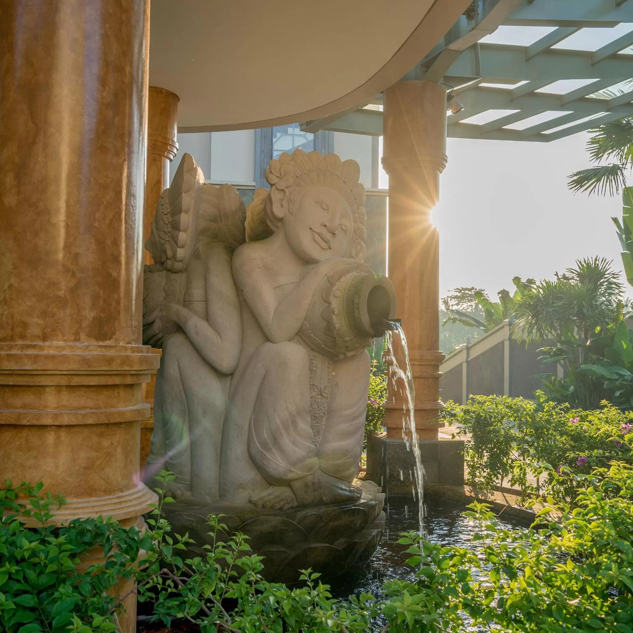 Facade/entrance in SereS Springs Resort & Spa, Singakerta