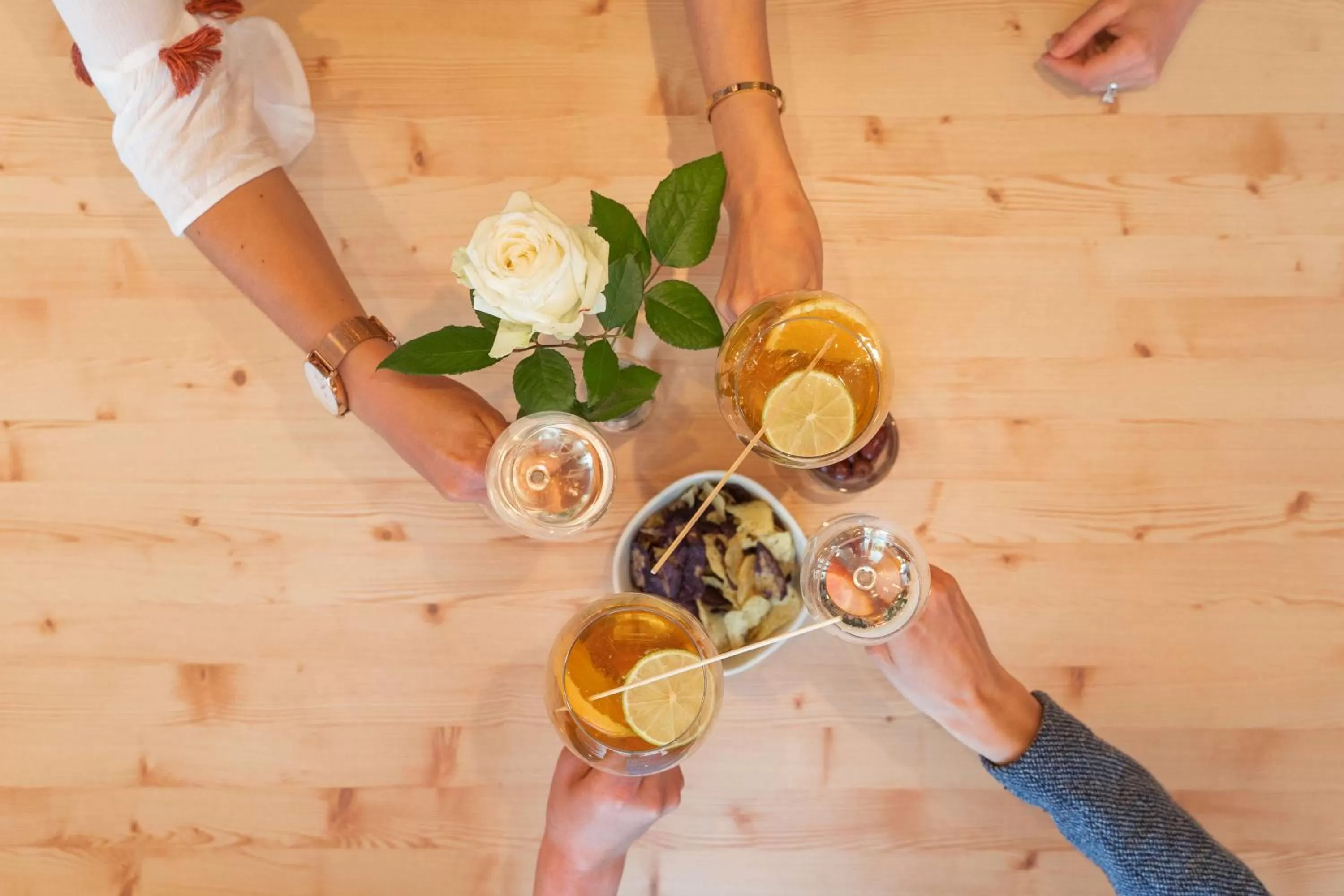 Drinks in la belle vue Boutique Hotel & Café