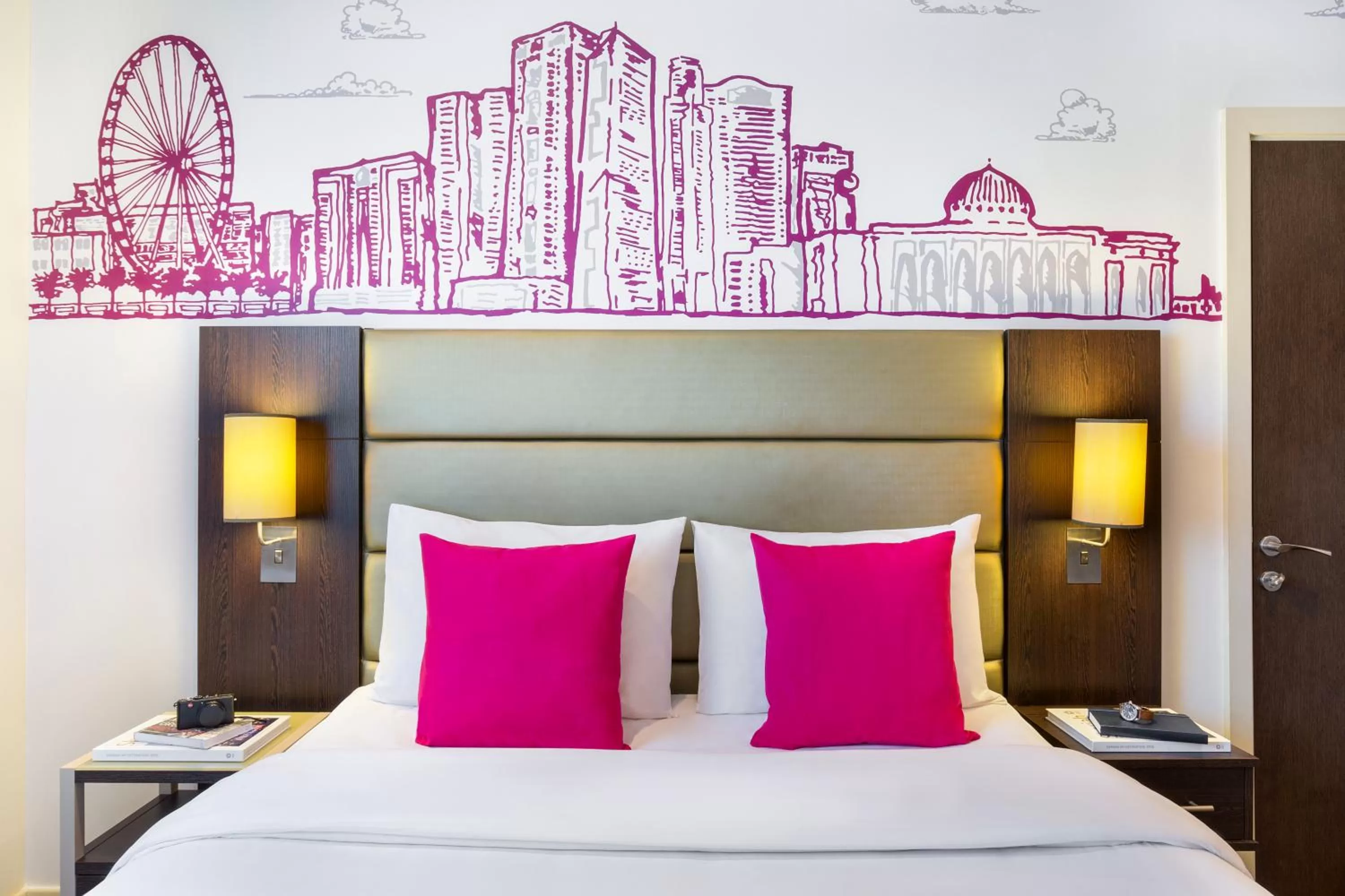 Bed in ibis Styles Sharjah