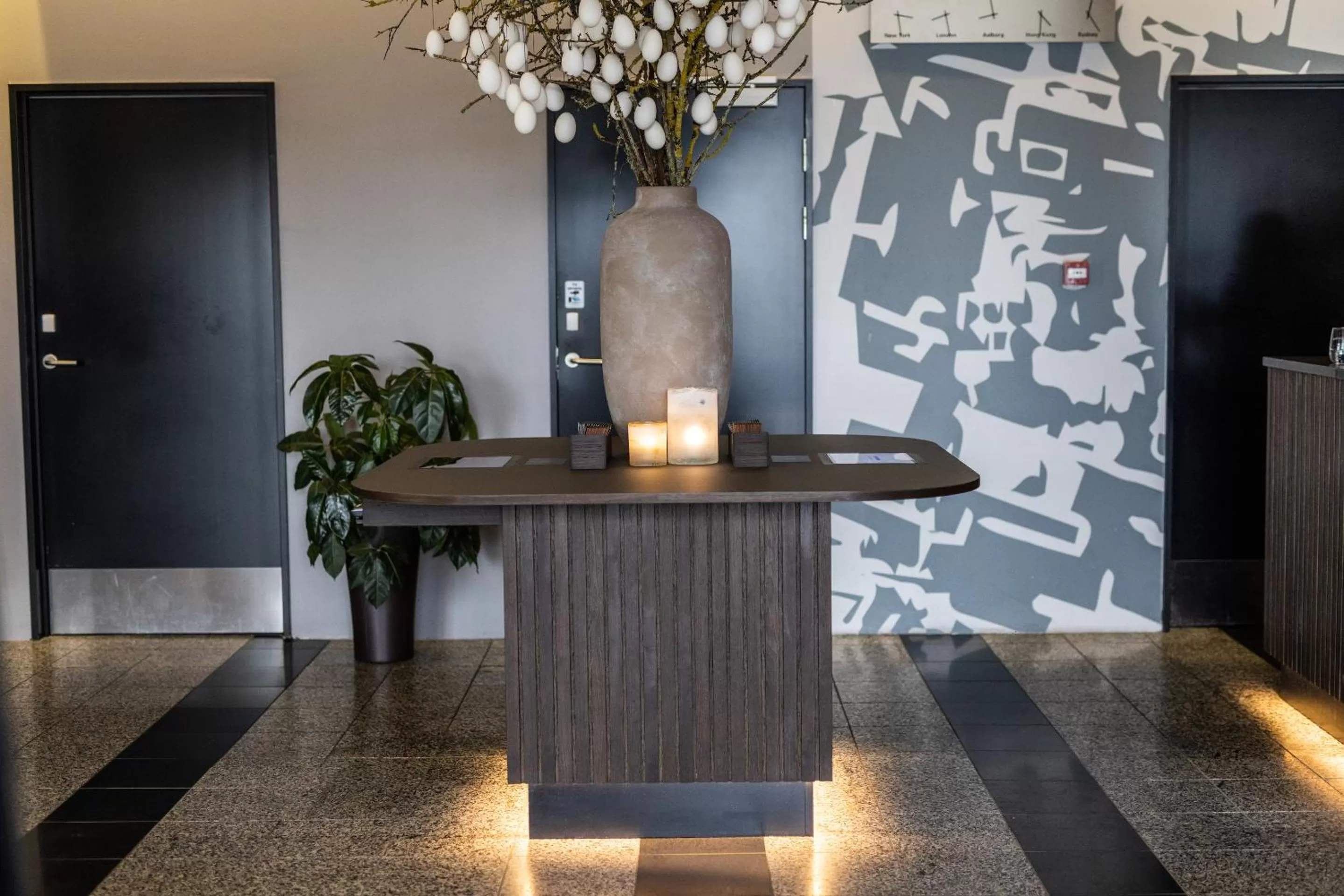 Lobby or reception in Aalborg Airport Hotel