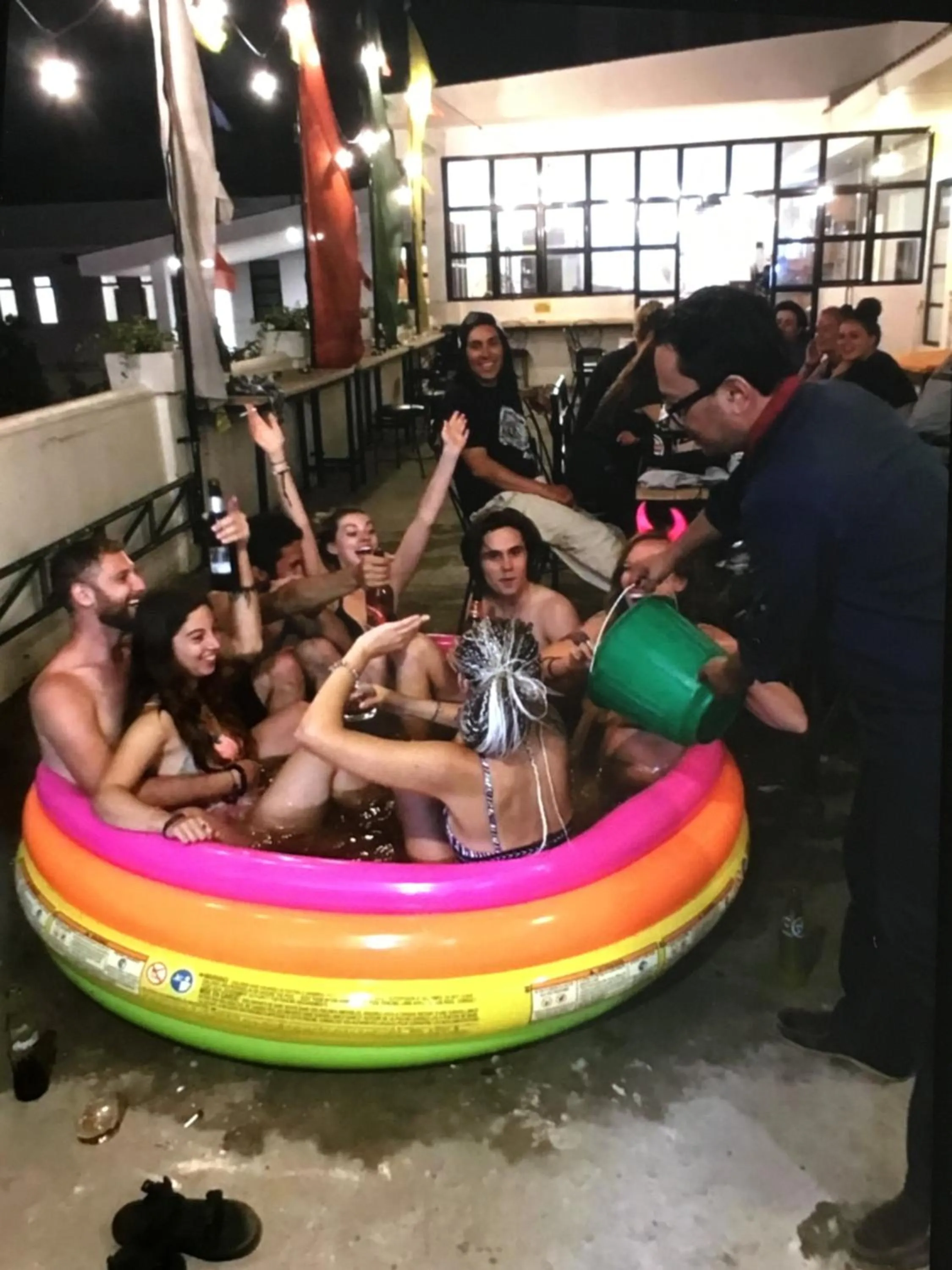 People in Yakety Yak Hostel