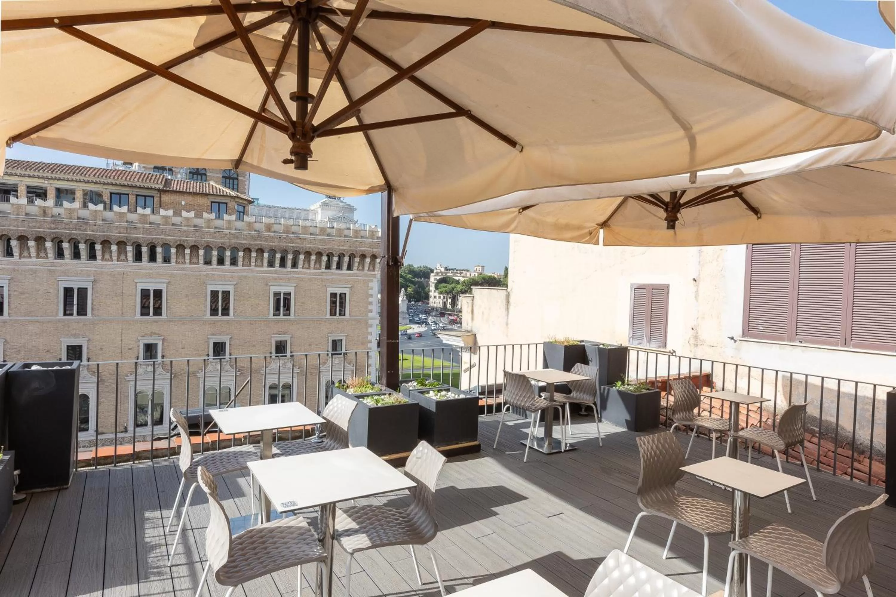Balcony/Terrace in Hotel Castellino Roma