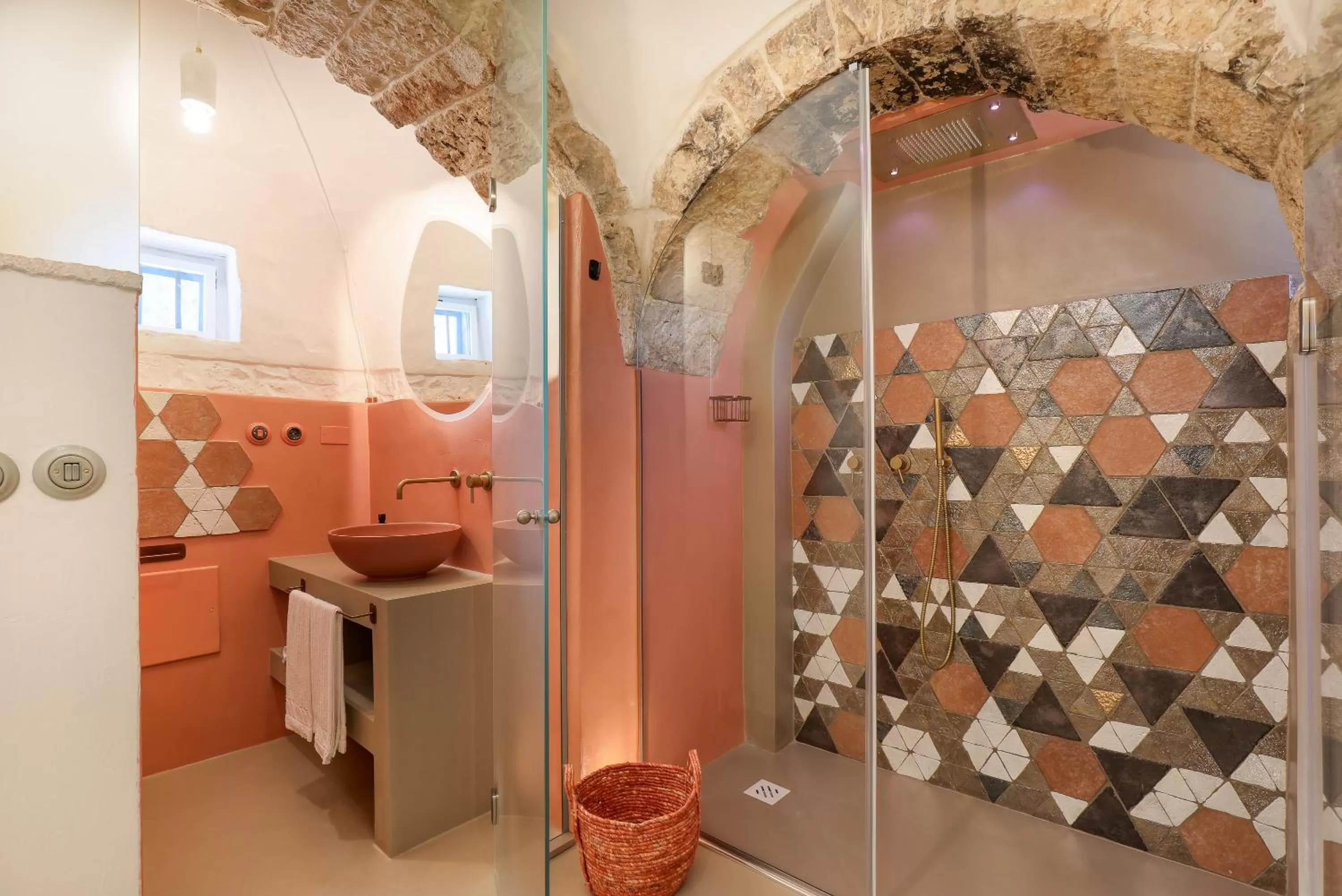 Shower in Trulli Terra Magica